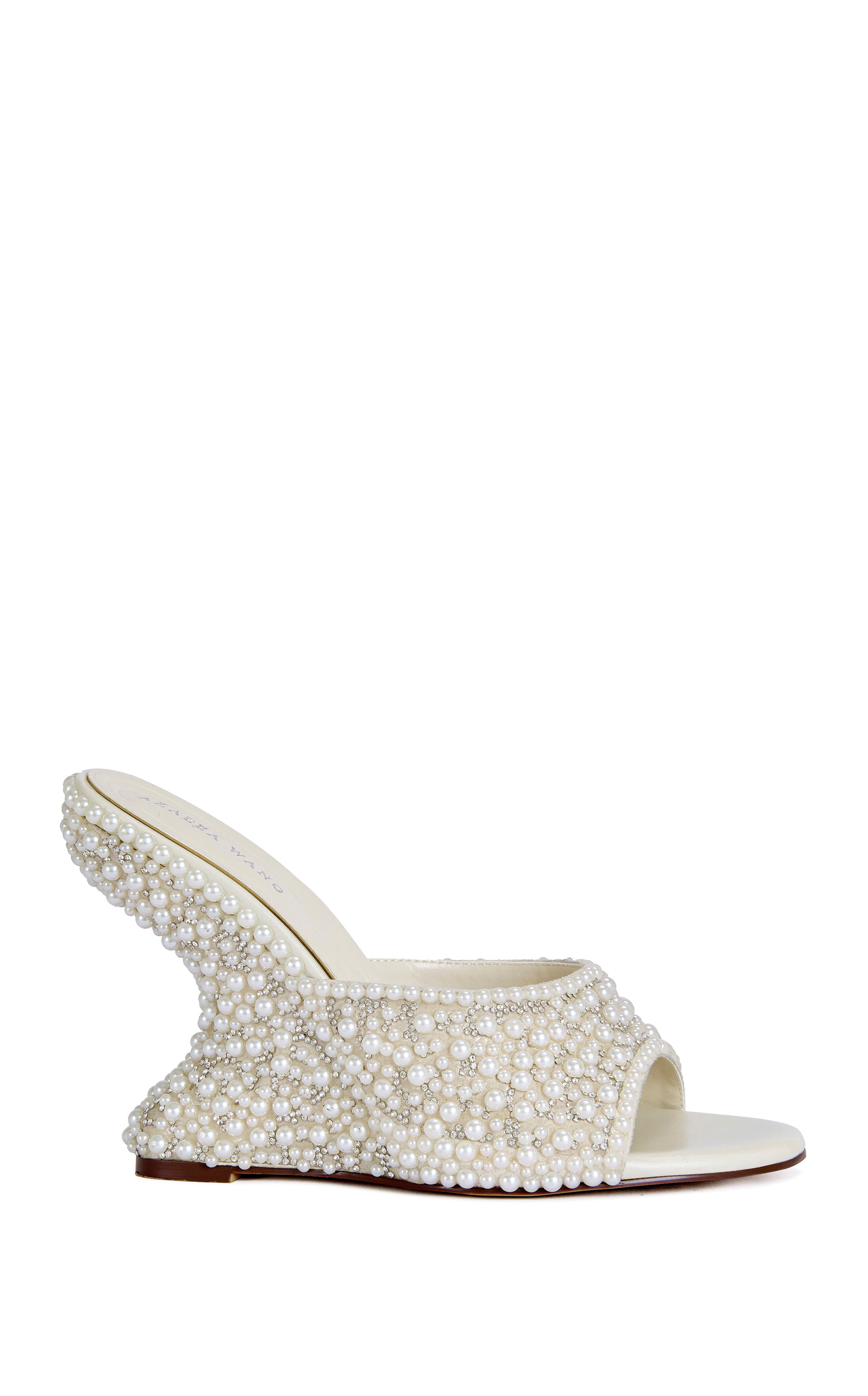 AARALYN-IVORY WEDGE SANDAL | AZALEA WANG