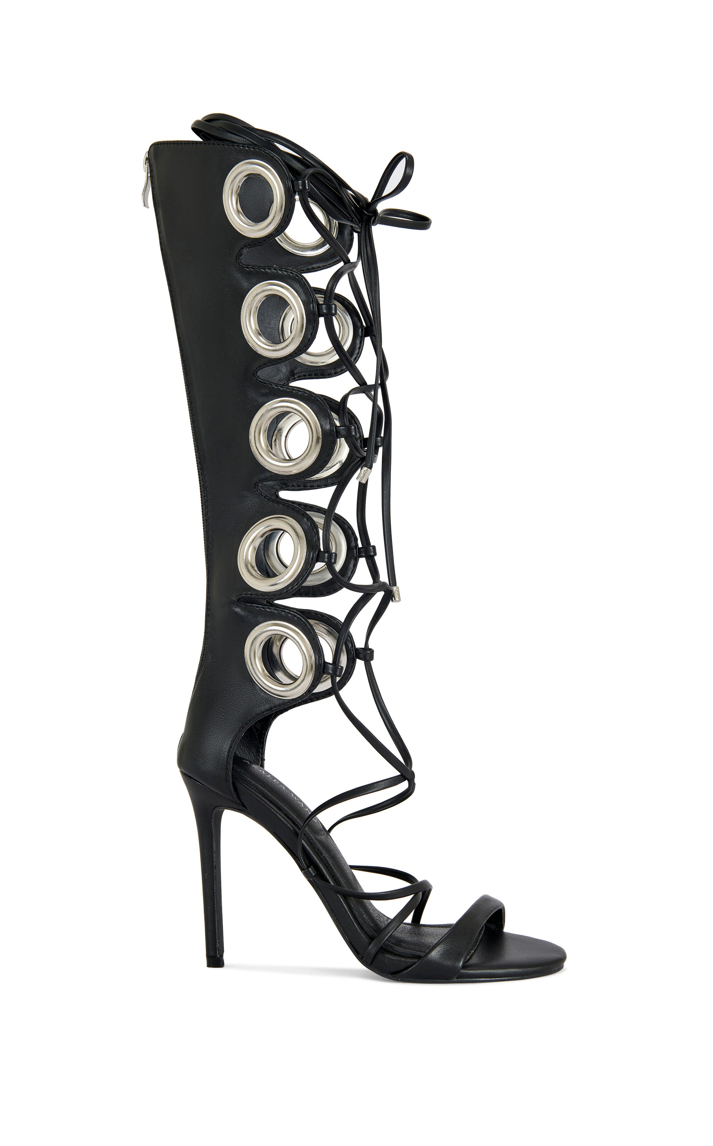 AGATHON-BLACK STILETTO SANDAL | AZALEA WANG