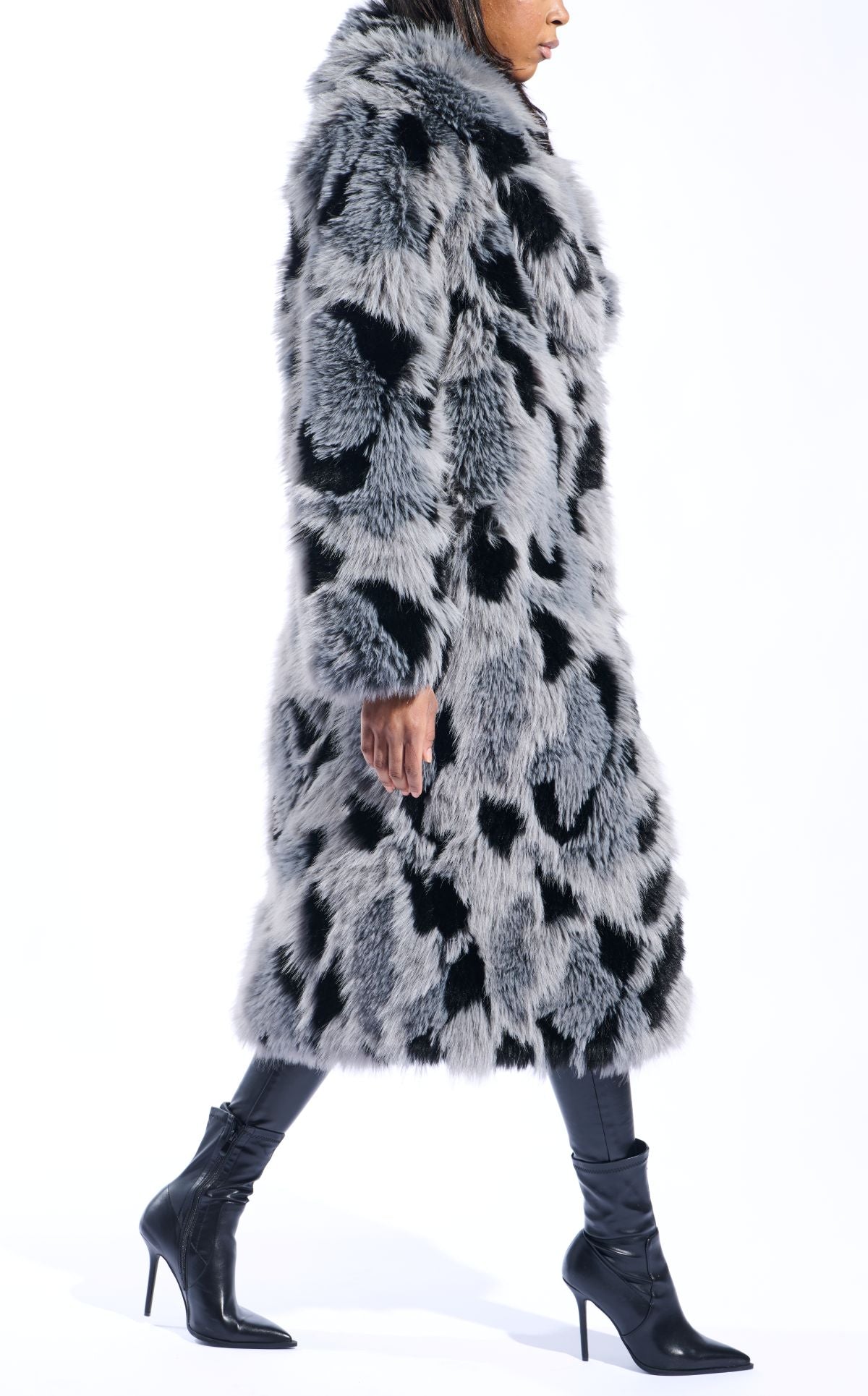 ADRIA-GREYMULTI FAUX FUR JACKET | AZALEA WANG