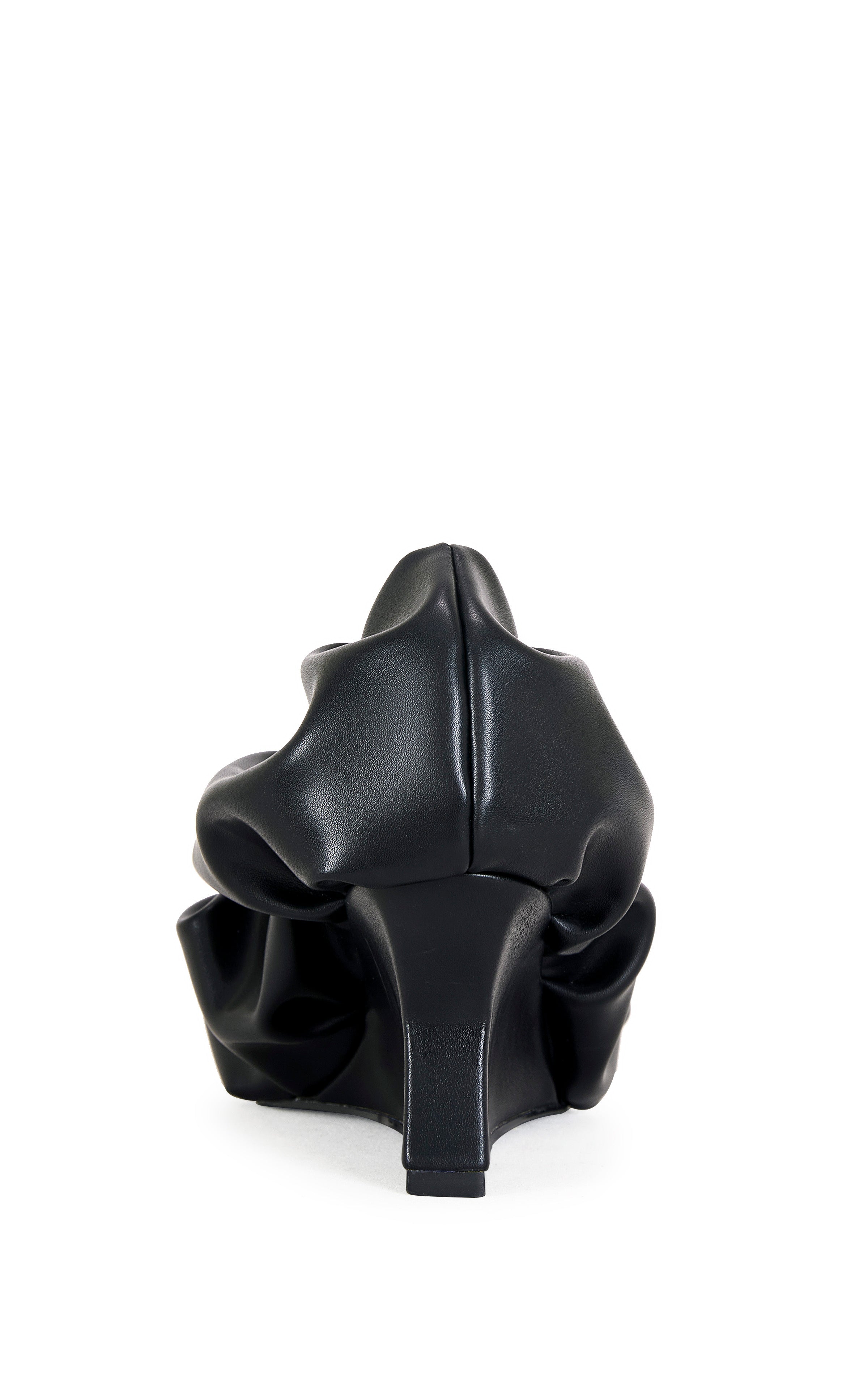 AICHA-BLACK WEDGE PUMP | AZALEA WANG