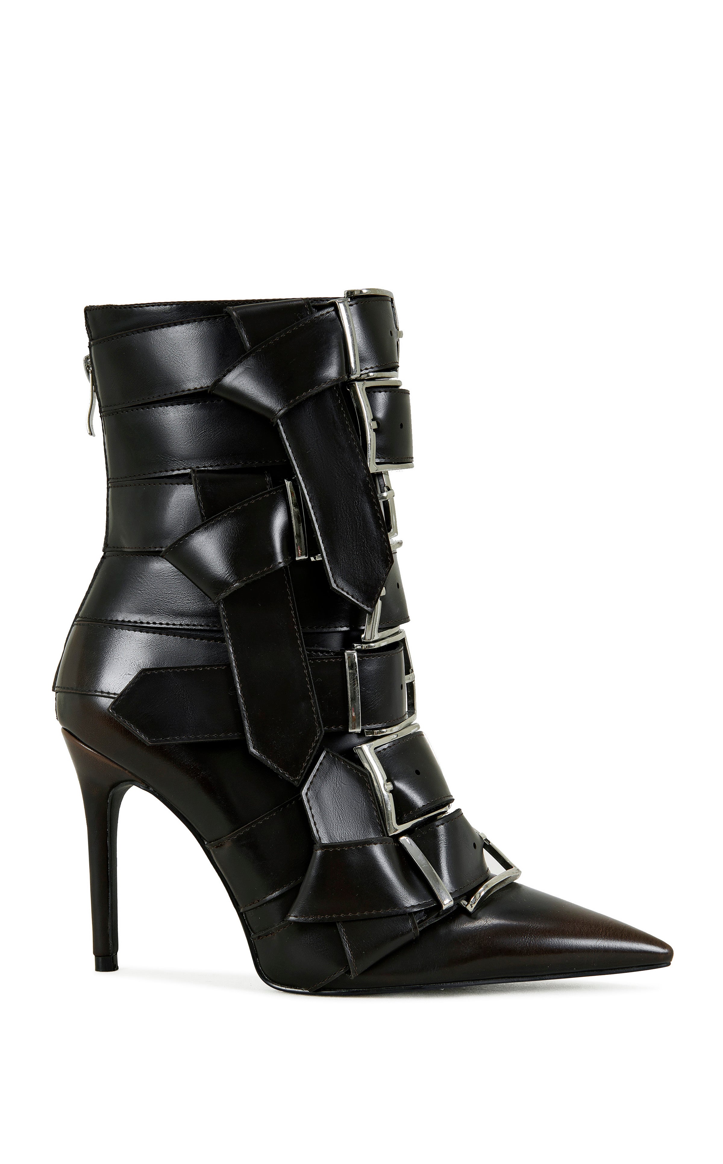 ALCETAS-CHOCOLATE STILETTO BOOTIE | AZALEA WANG