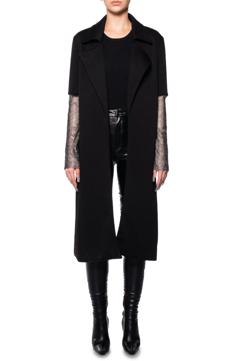 ALIVIA-BLACK STATEMENT JACKET | AZALEA WANG