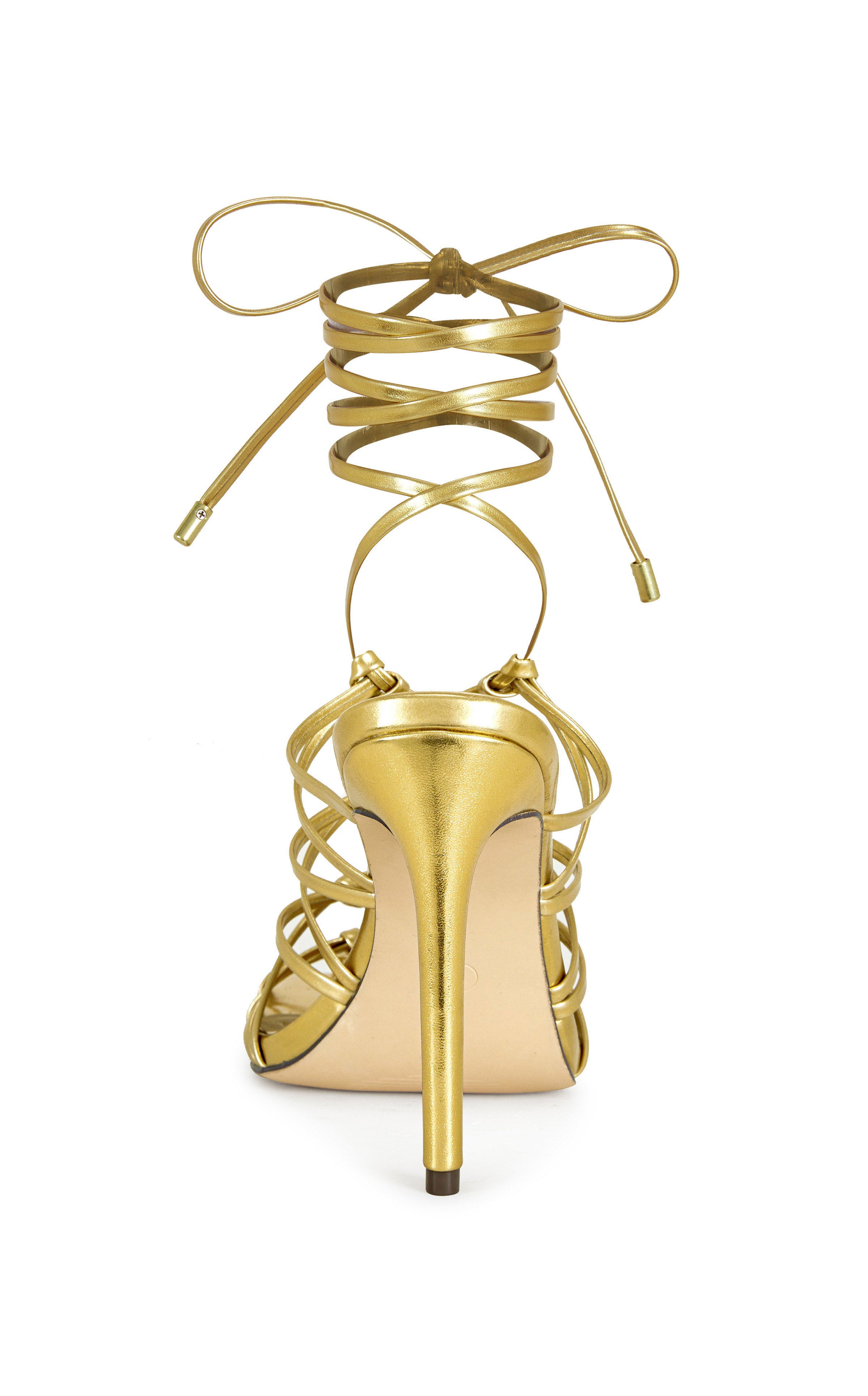 AMENRA-GOLD ROPE STILETTO SANDAL | AZALEA WANG