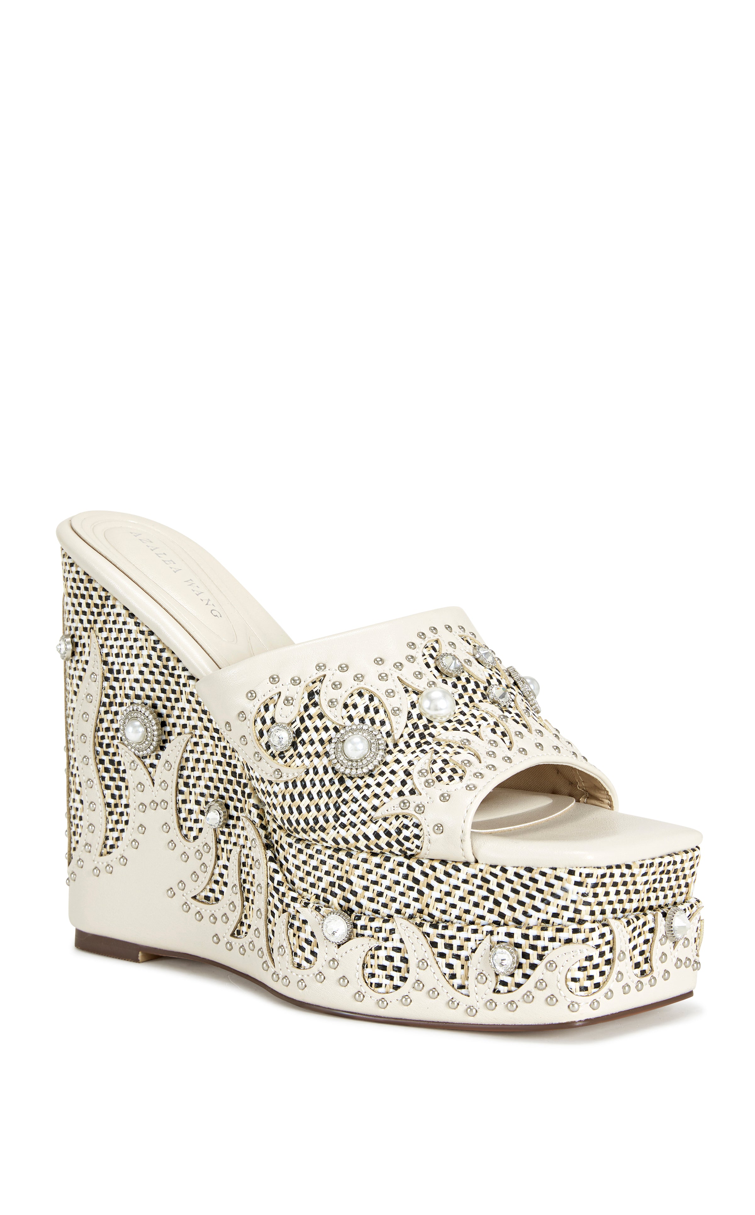 APPOLONIA-BEIGE WEDGE SANDAL | AZALEA WANG