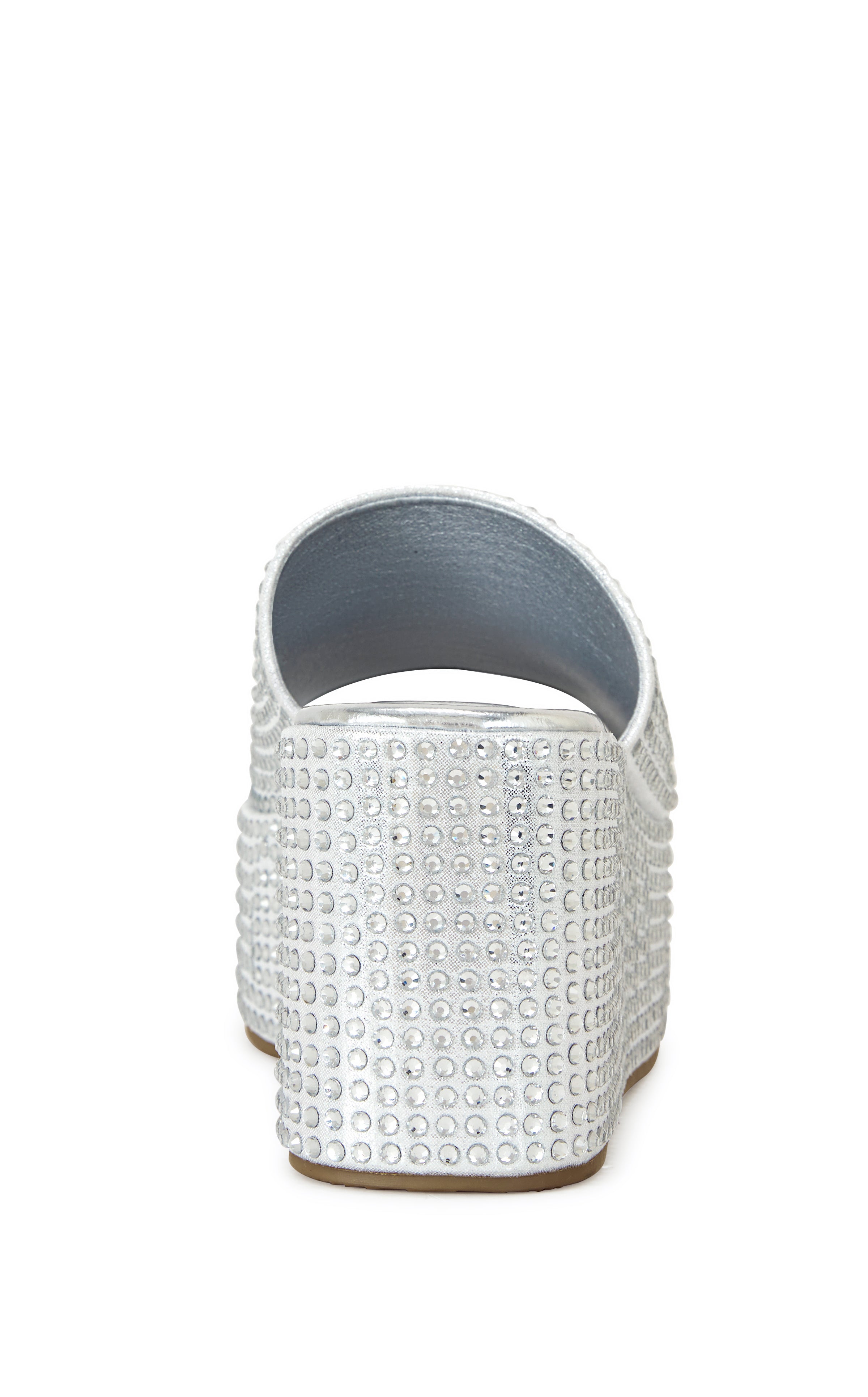 ARACHNA-SILVER FLATFORM SANDAL | AZALEA WANG