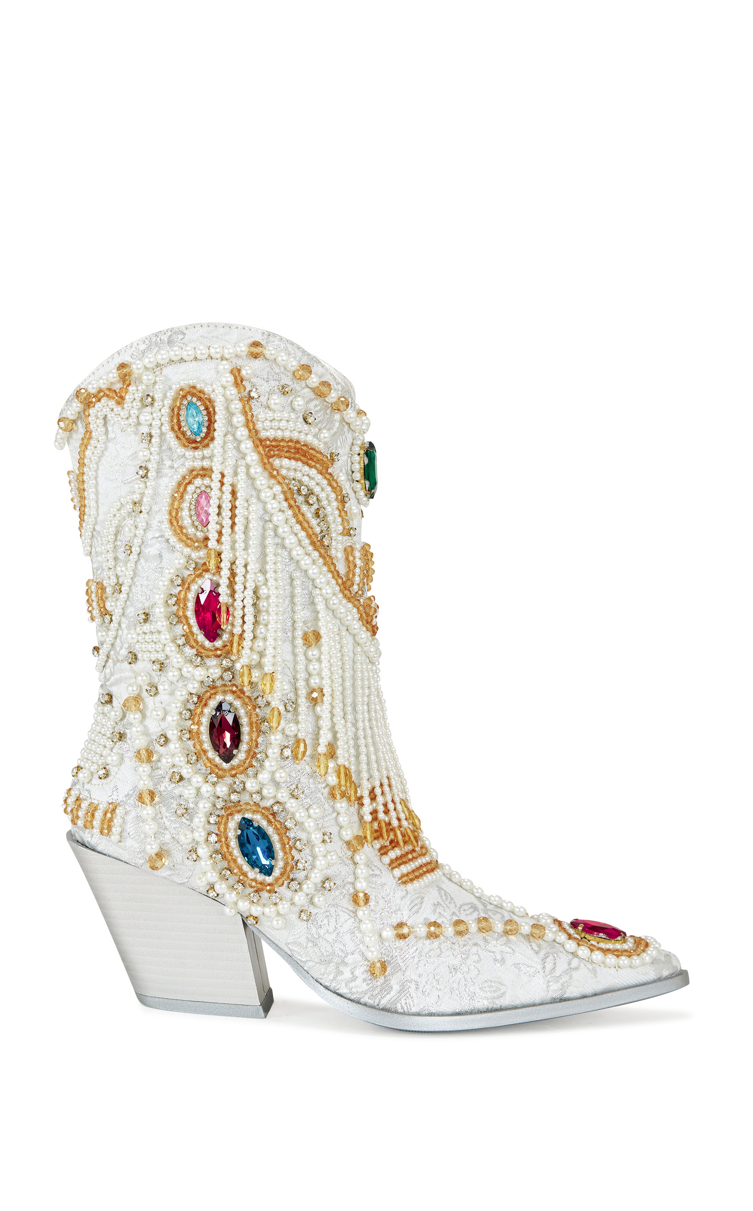 ASTOUNDING-WHITE BLOCK BOOTIE | AZALEA WANG