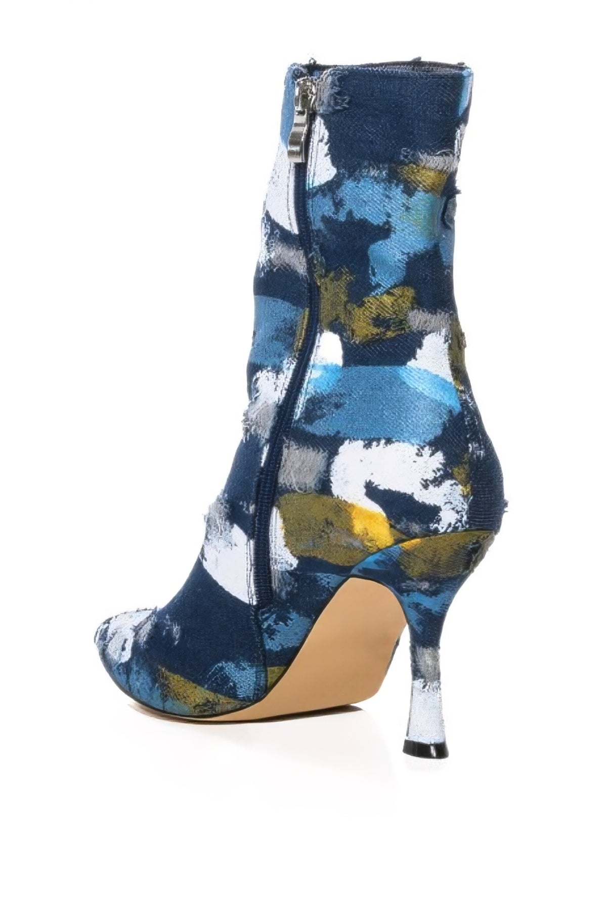 AUGUST-MULTI DENIM STILETTO BOOTIE | AZALEA WANG