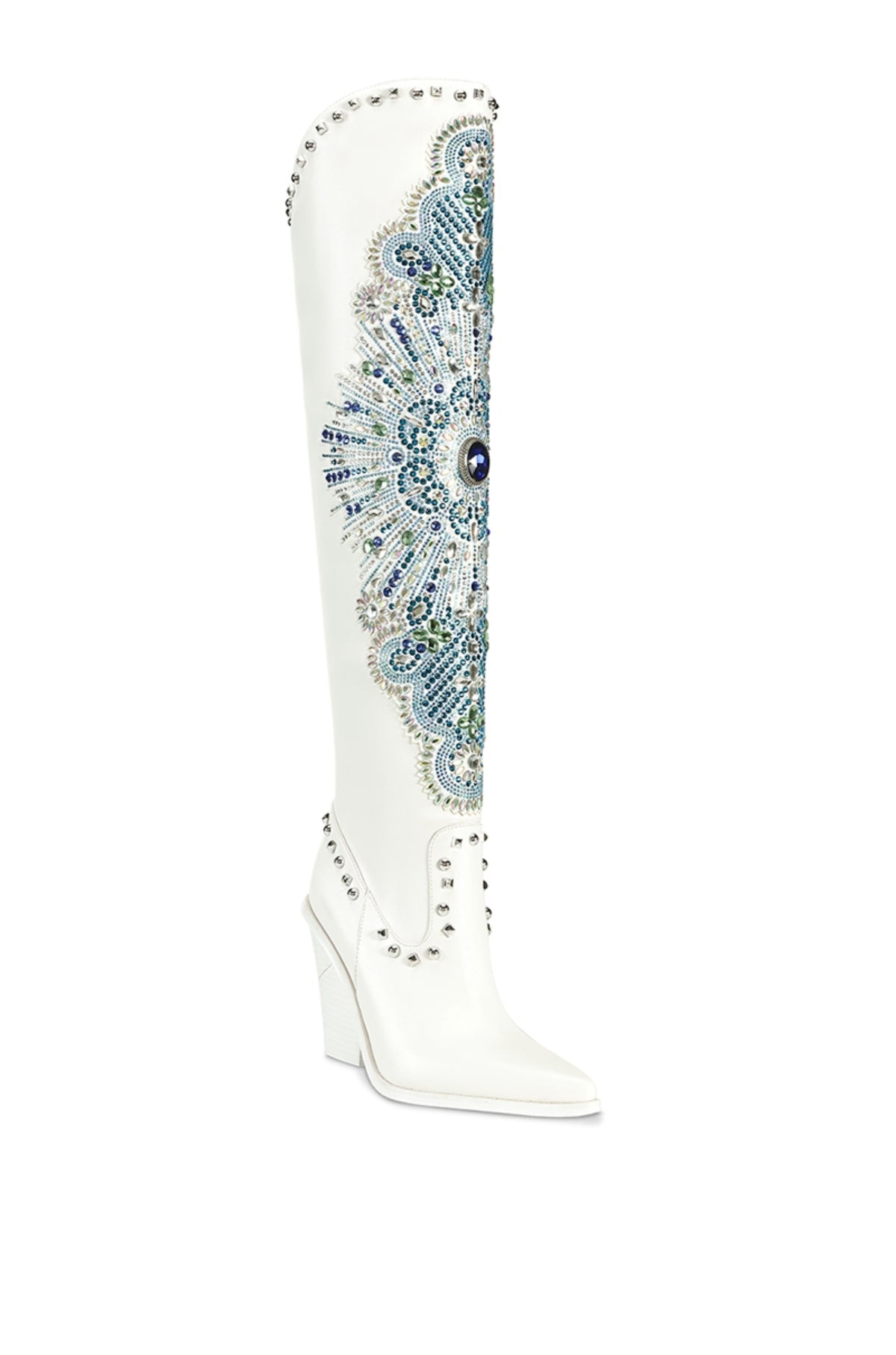 AXELBEAT-WHITE BLOCK BOOT | AZALEA WANG