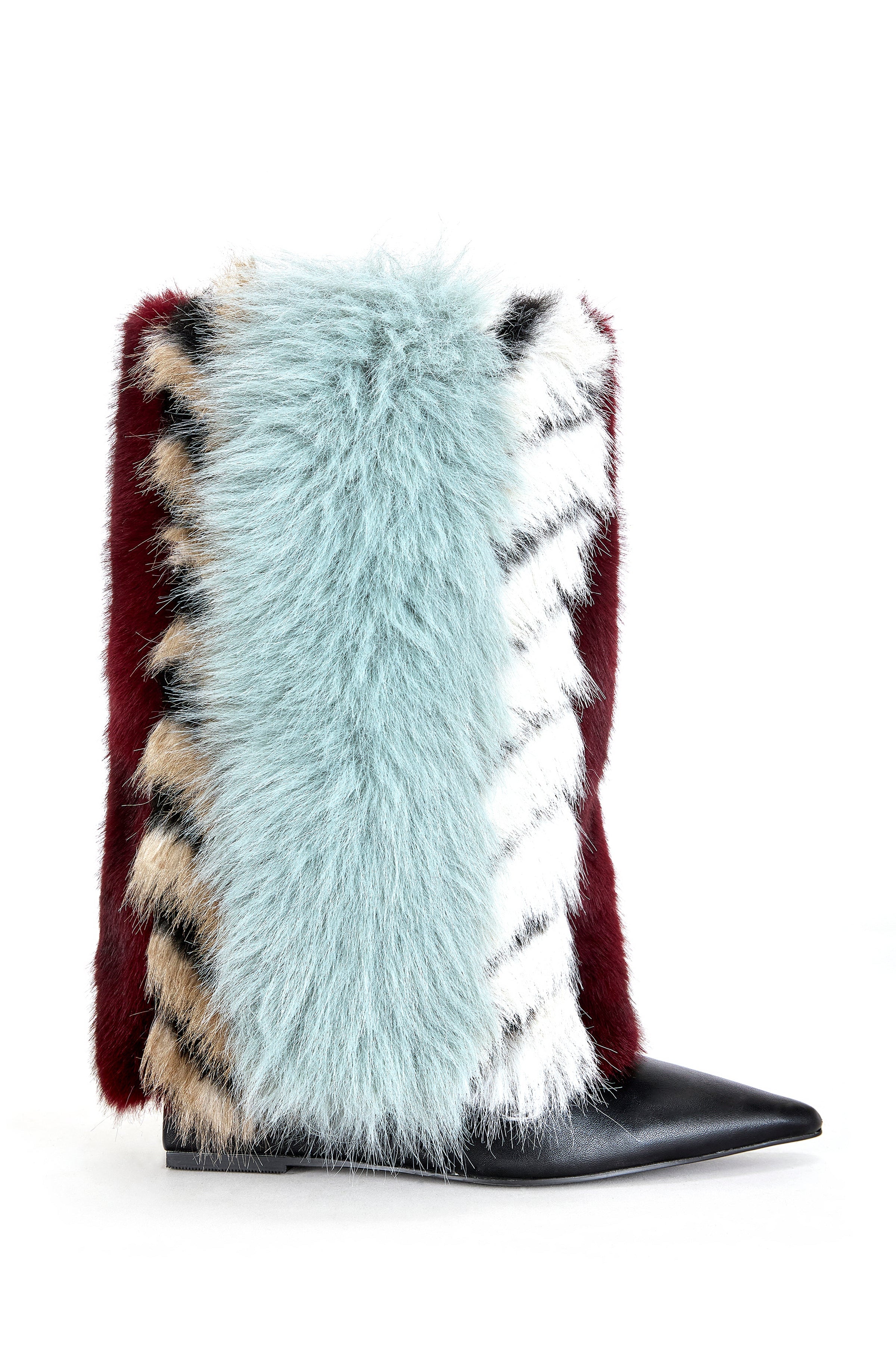 BRIASH-BLUEMULTI WEDGE BOOTIE | AZALEA WANG