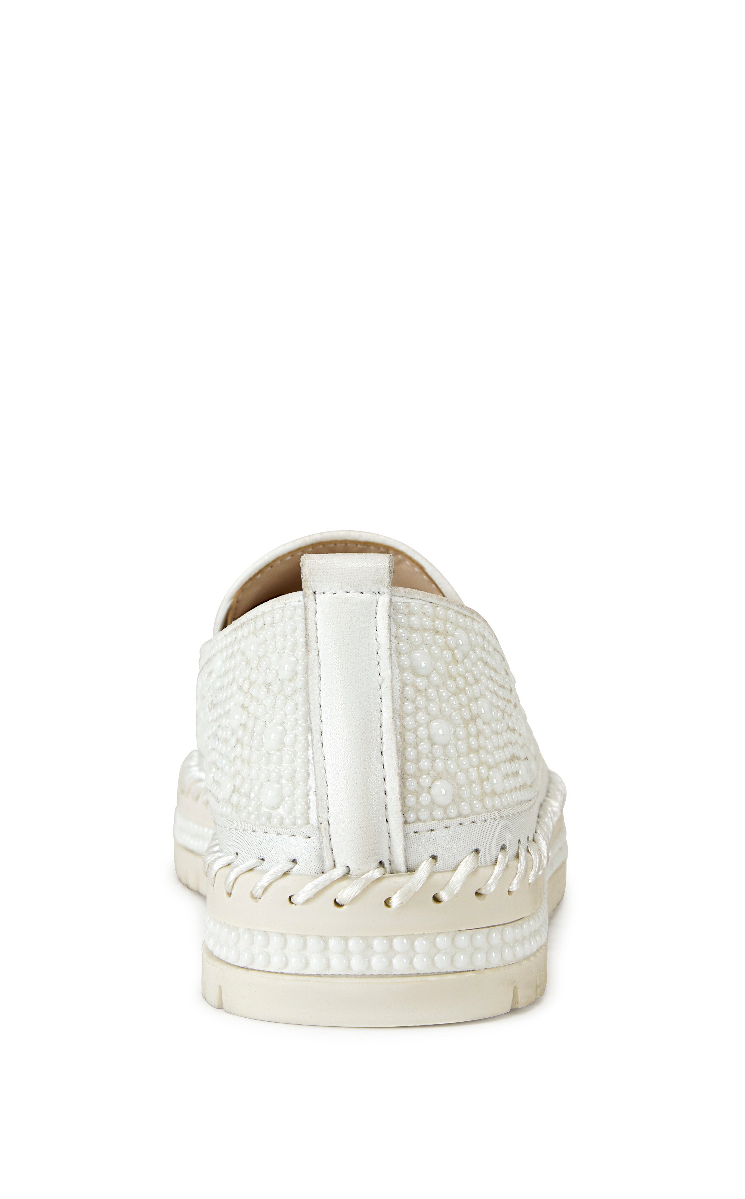 BRITTANYPEARL-WHITE SLIP ON SNEAKER | AZALEA WANG