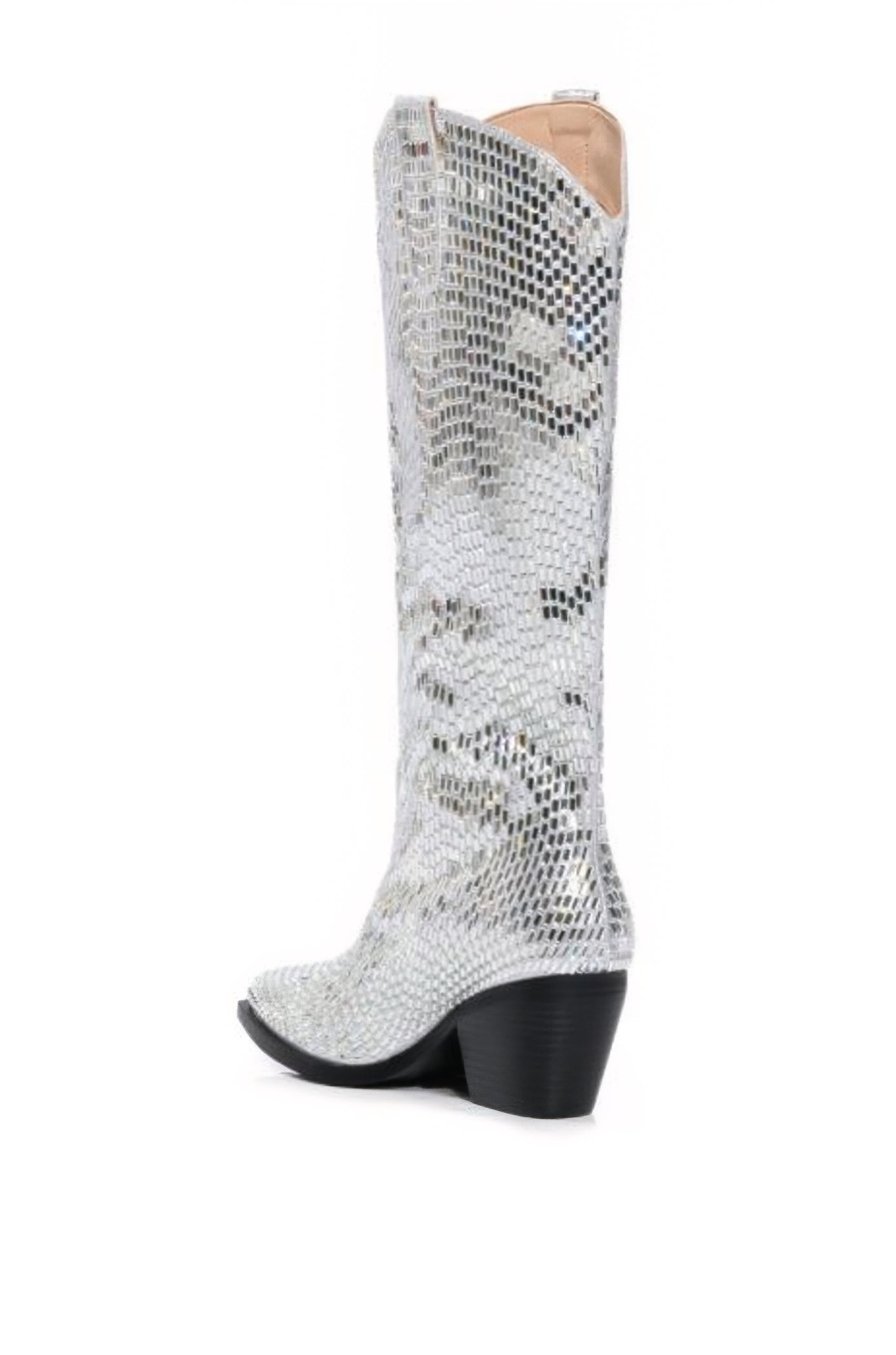 DRIVEN-SILVER JEWELED WESTERN BOOT