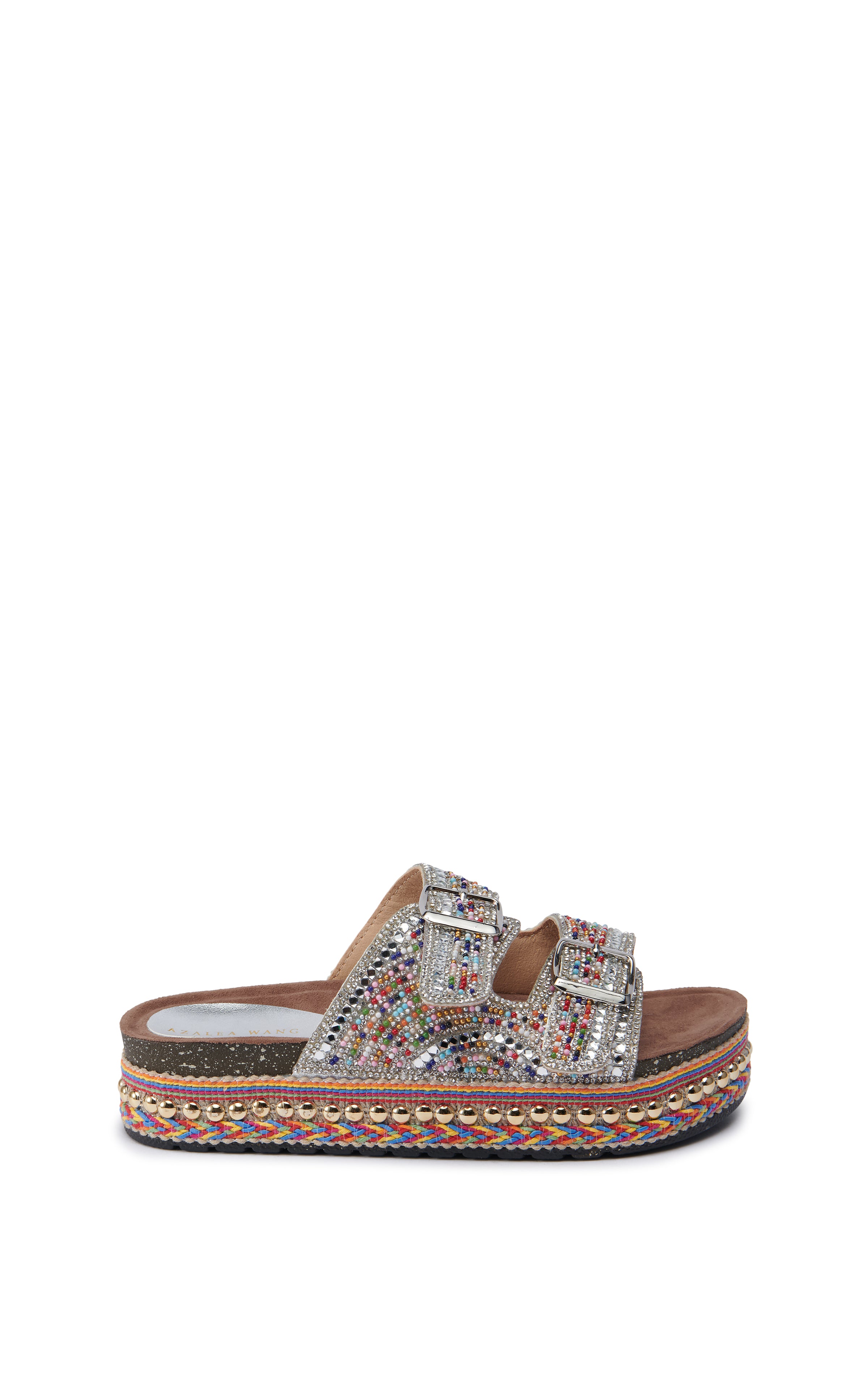 EZRI-MULTI FLAT SANDAL | AZALEA WANG