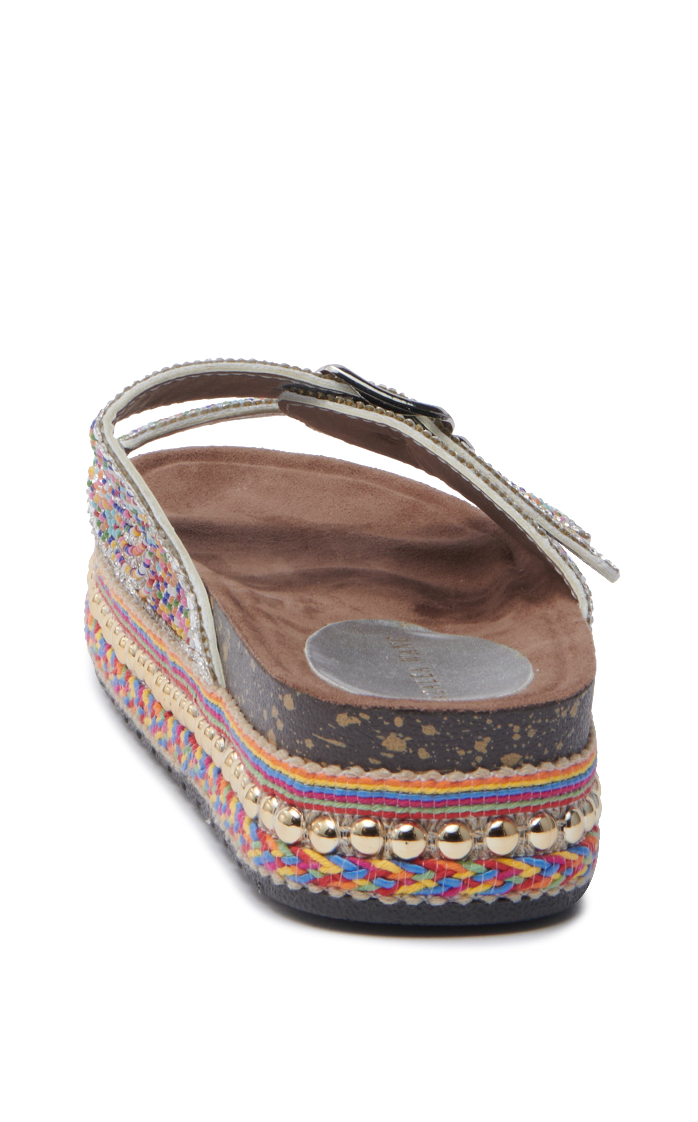 Azalea Wang Ezri Sandals in Multi 8.5 Azalea Wang Ezri Sandals in Multi 8.5
