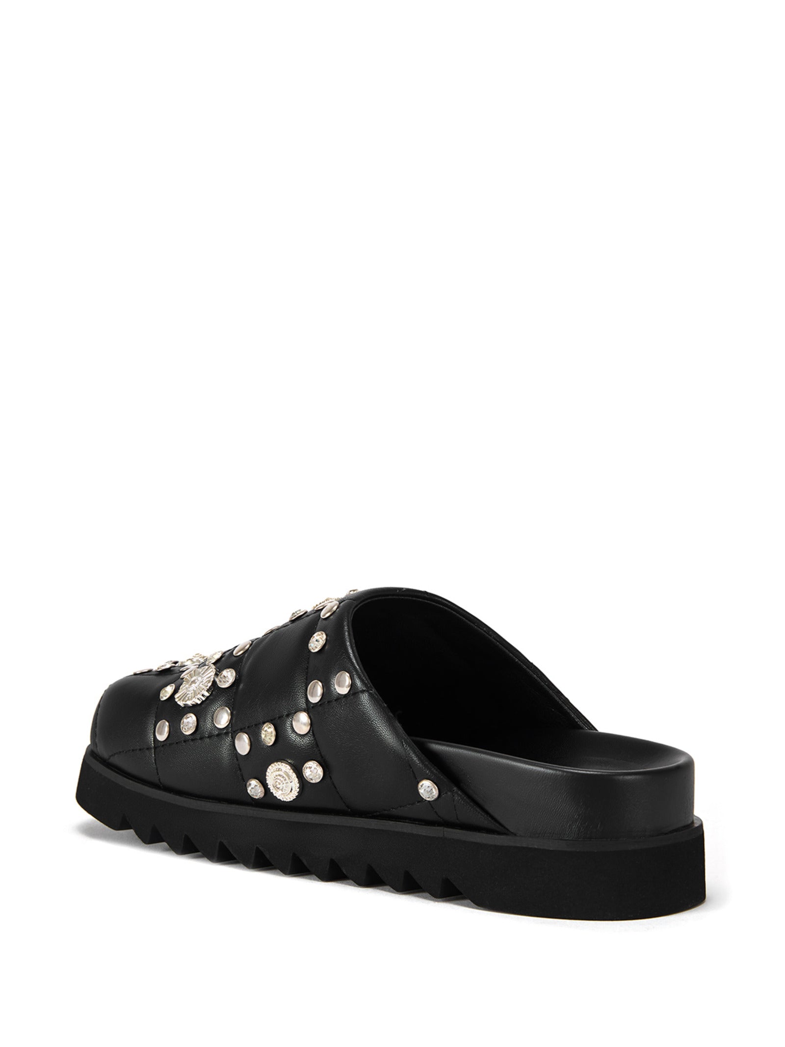 Luxe Mule Black Python | The Webster