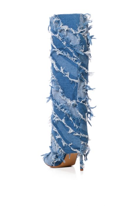 ☆人気☆【2000archives】☆Denim Heeled Boot.s☆ブーツ☆ ☆人気☆【2000archives】☆Denim Heeled Boot.s☆ブーツ☆