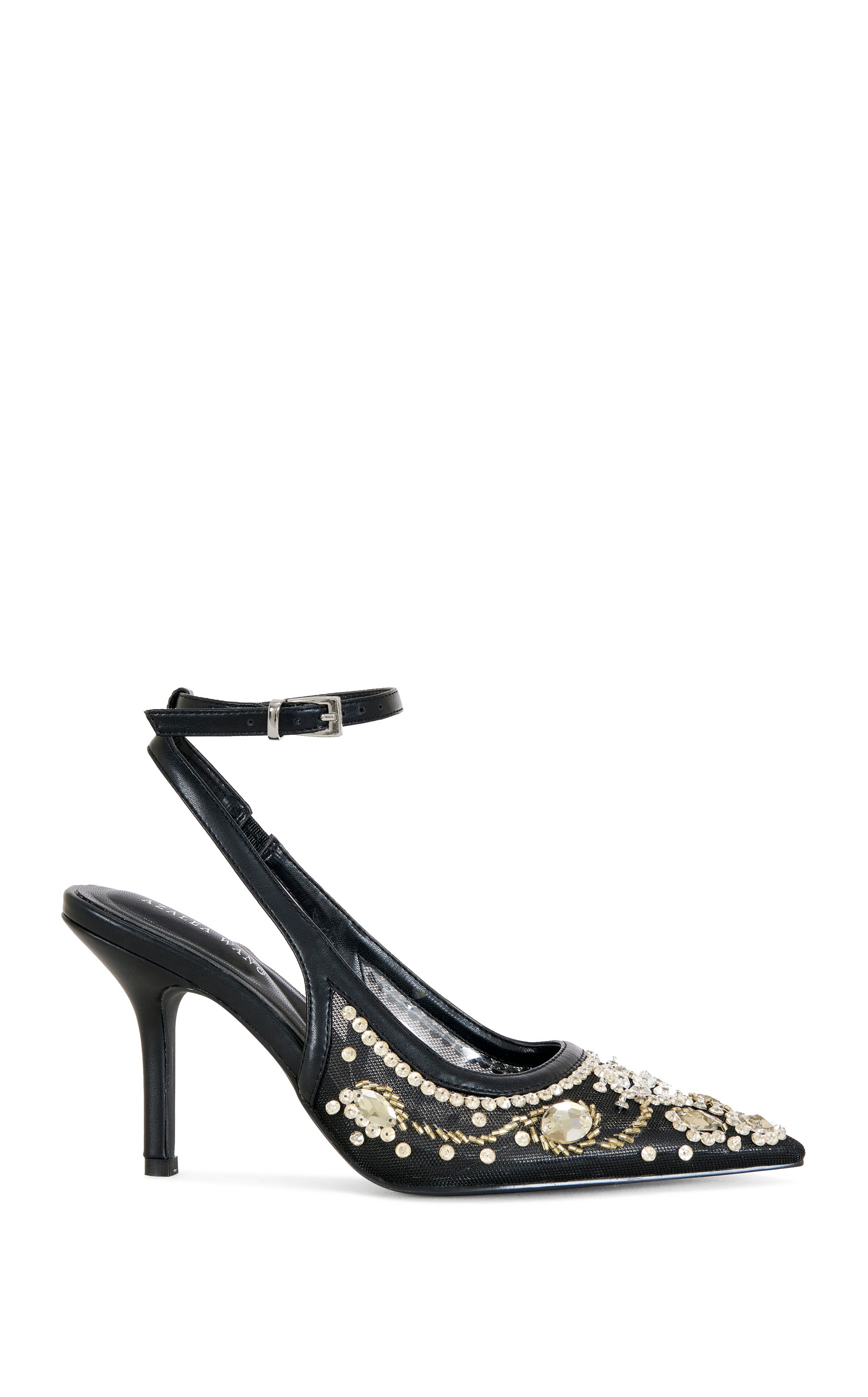 GHOULDIE-BLACKMULTI STILETTO PUMP | AZALEA WANG