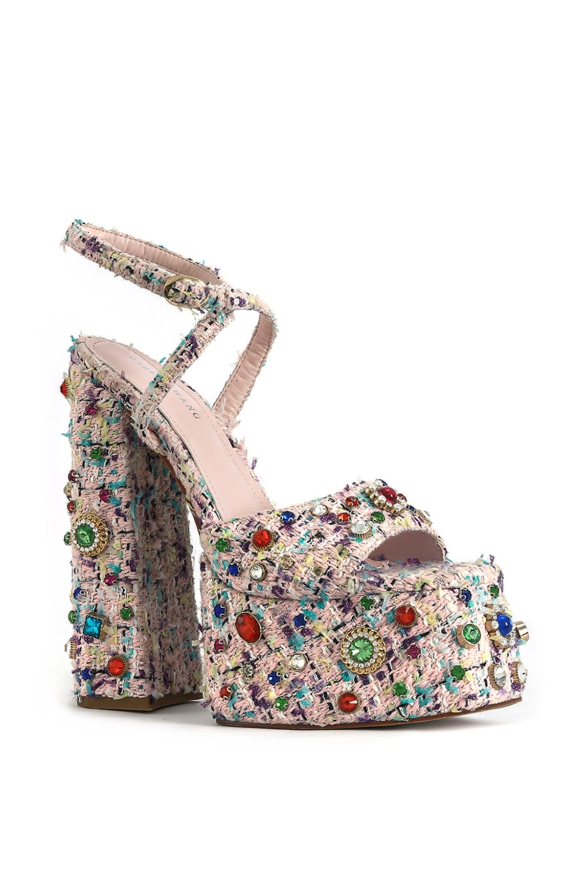 HYACINTH-PINK PLATFORM SANDAL | AZALEA WANG