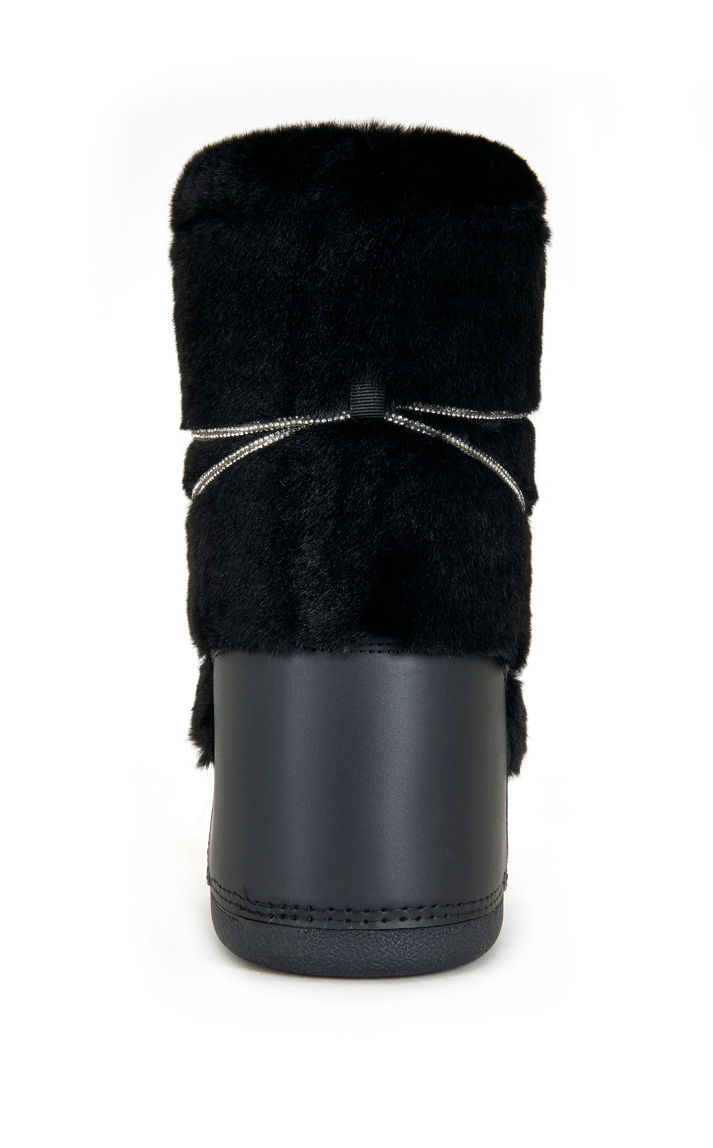 KARMELA-BLACK FLATFORM BOOTIE | AZALEA WANG