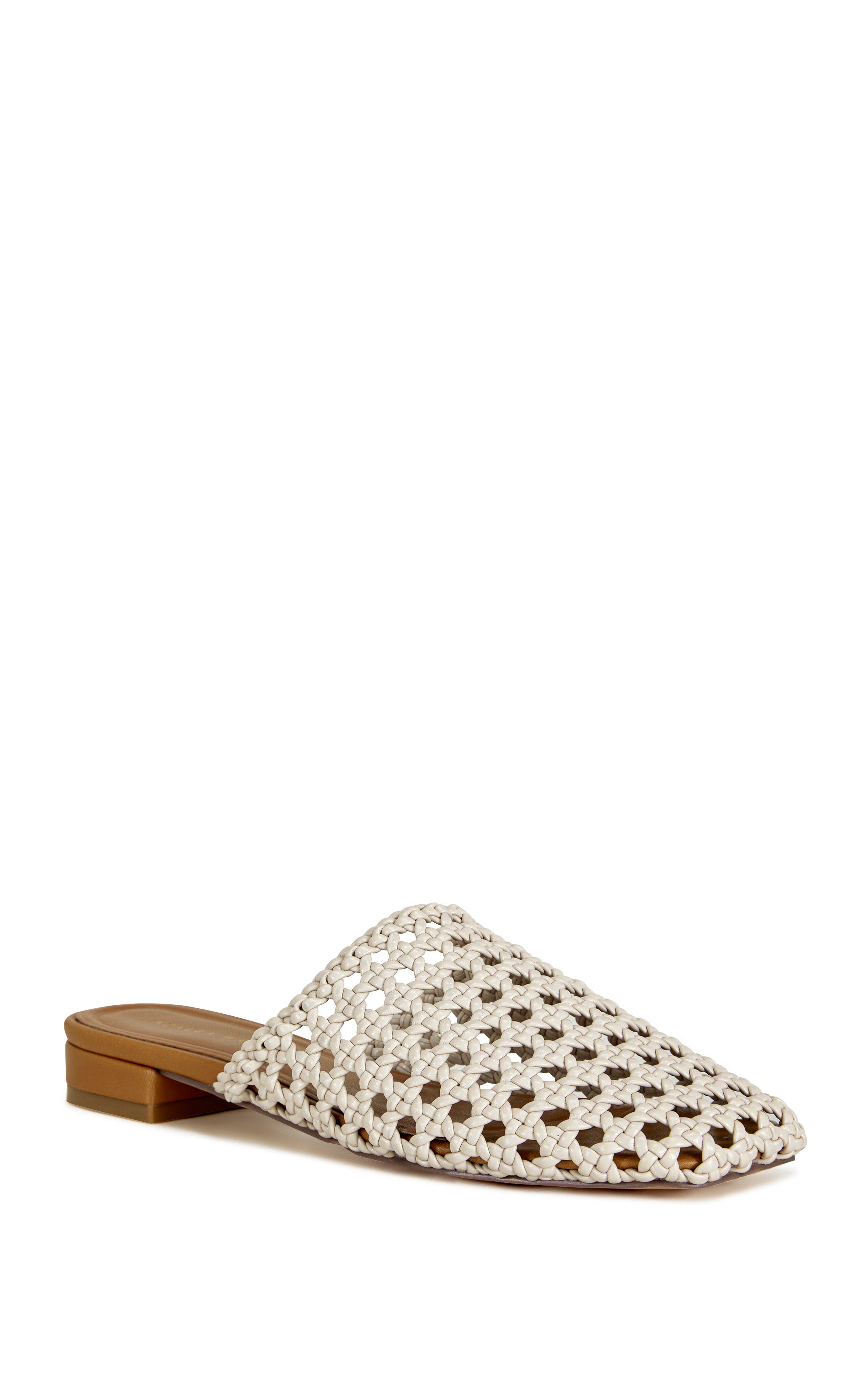 KISMET-IVORY FLAT MULE | AZALEA WANG