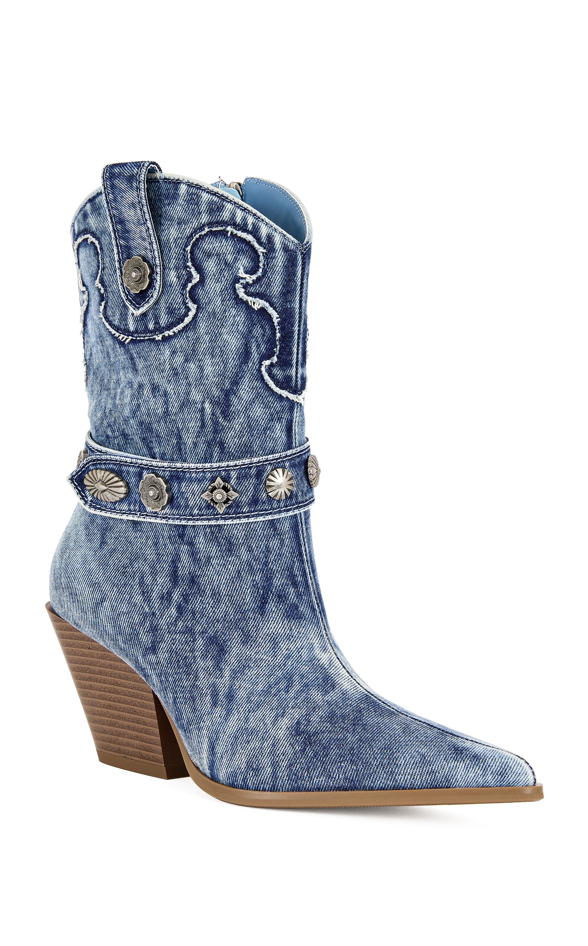 NEITH-DENIM BLOCK BOOTIE | AZALEA WANG