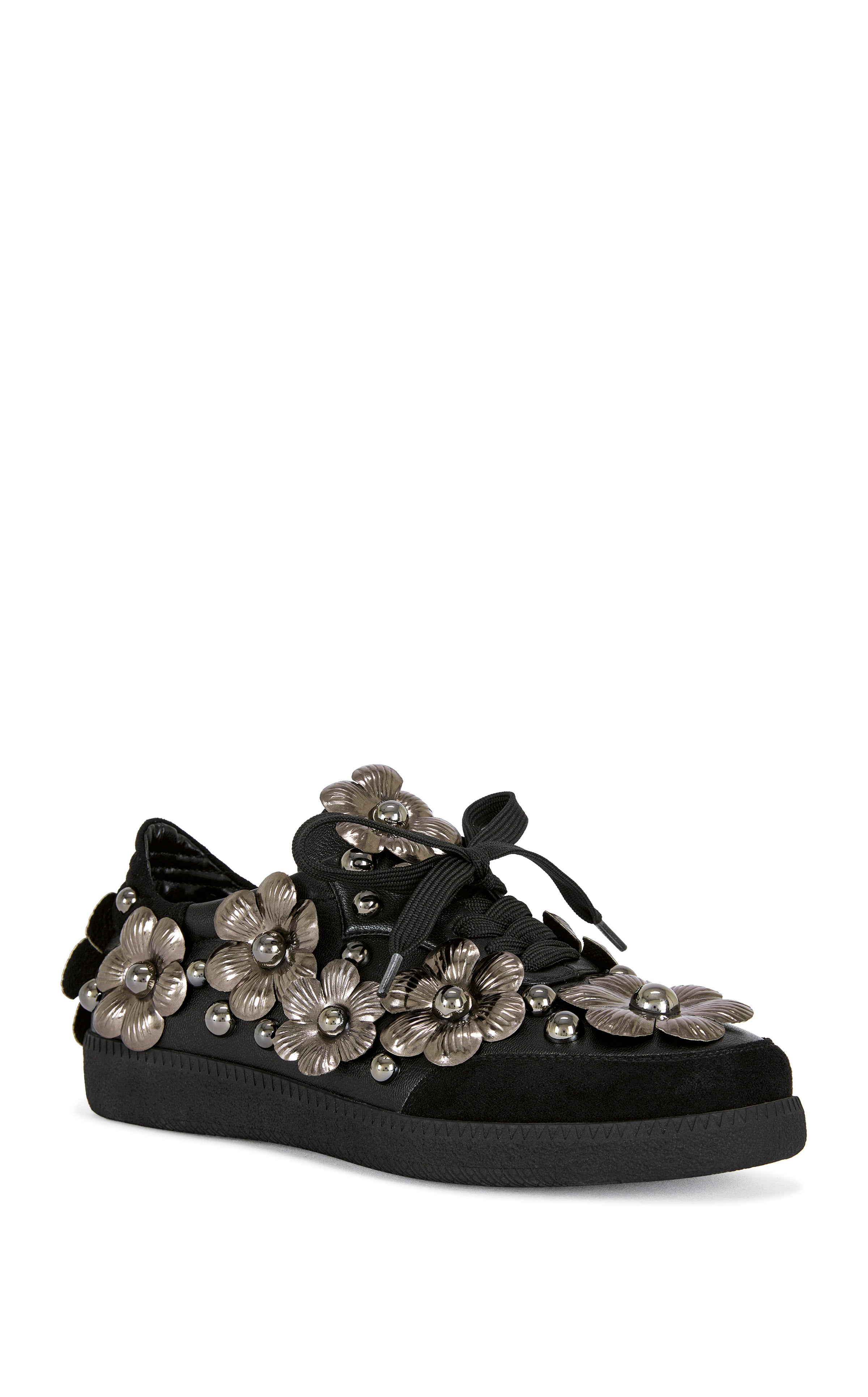 OLOV-BLACK FLAT SNEAKER | AZALEA WANG