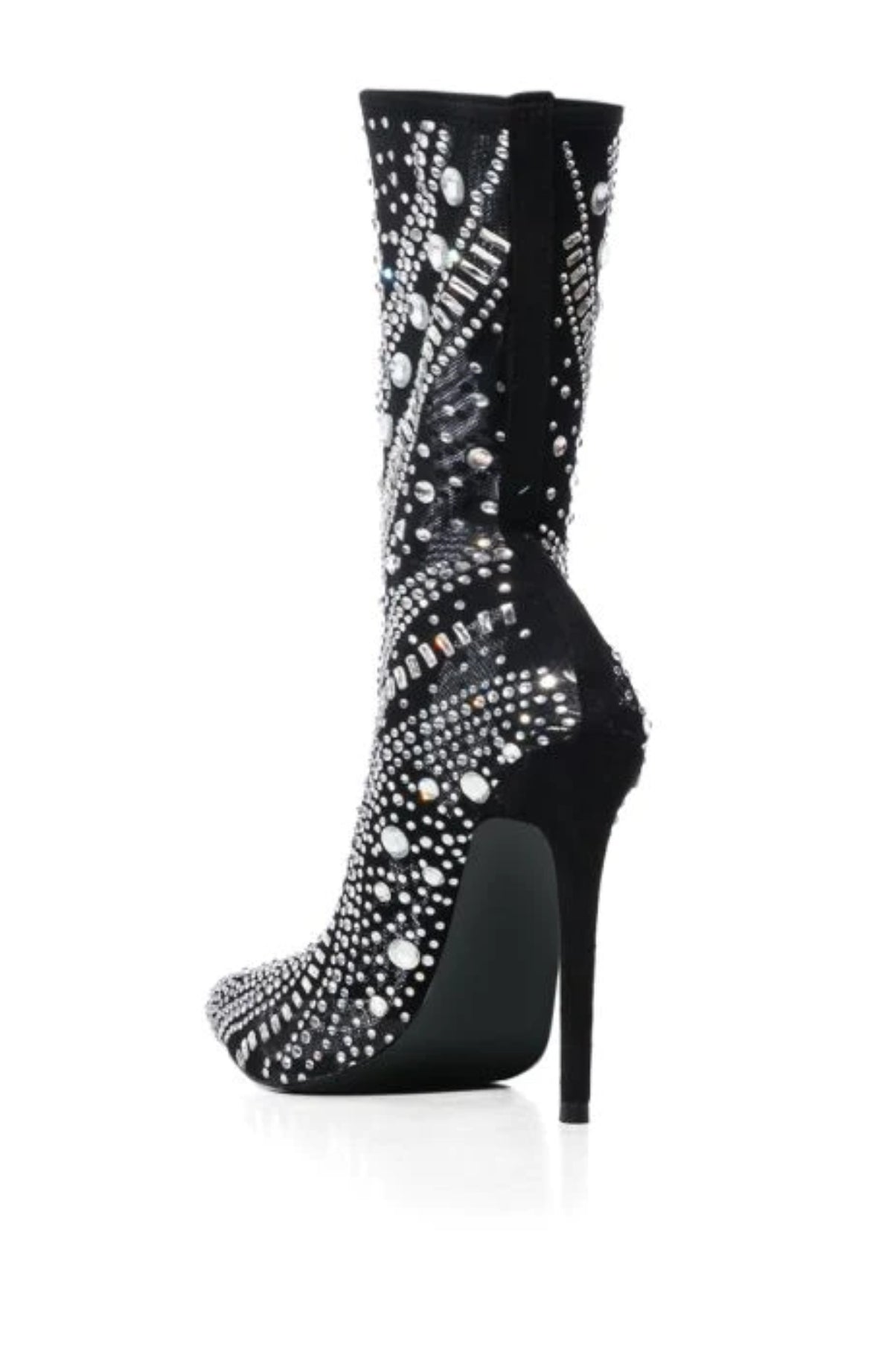 OPRY-BLACK STILETTO BOOTIE | AZALEA WANG