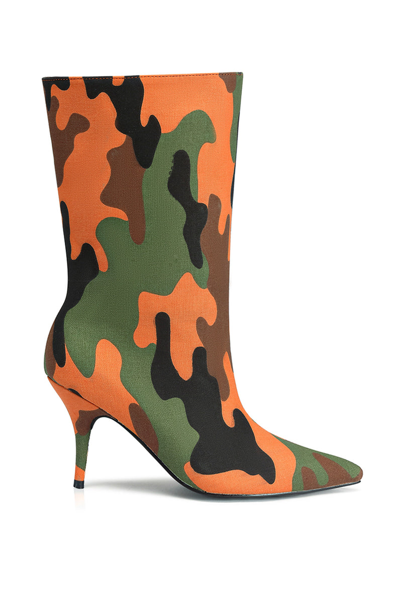 Orange camo boots hotsell