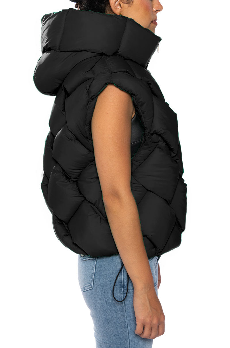 Cleo Longline Puffer Vest – The Office Home & Apparel