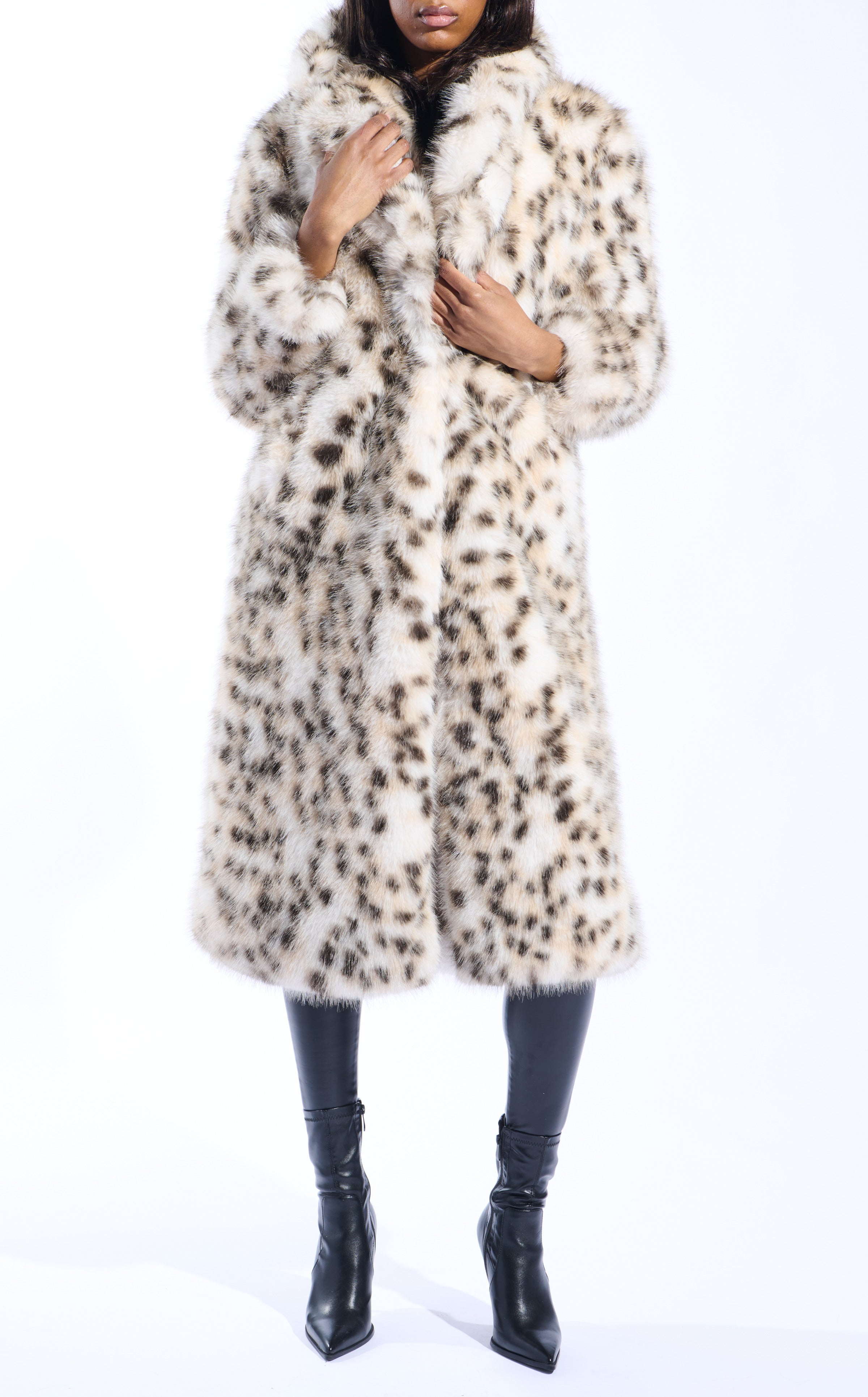 ジャケット・アウター Convertible Faux Fur Tippet Coat Amethyst Faux Fur Jacket – HEMLINE French Quarter