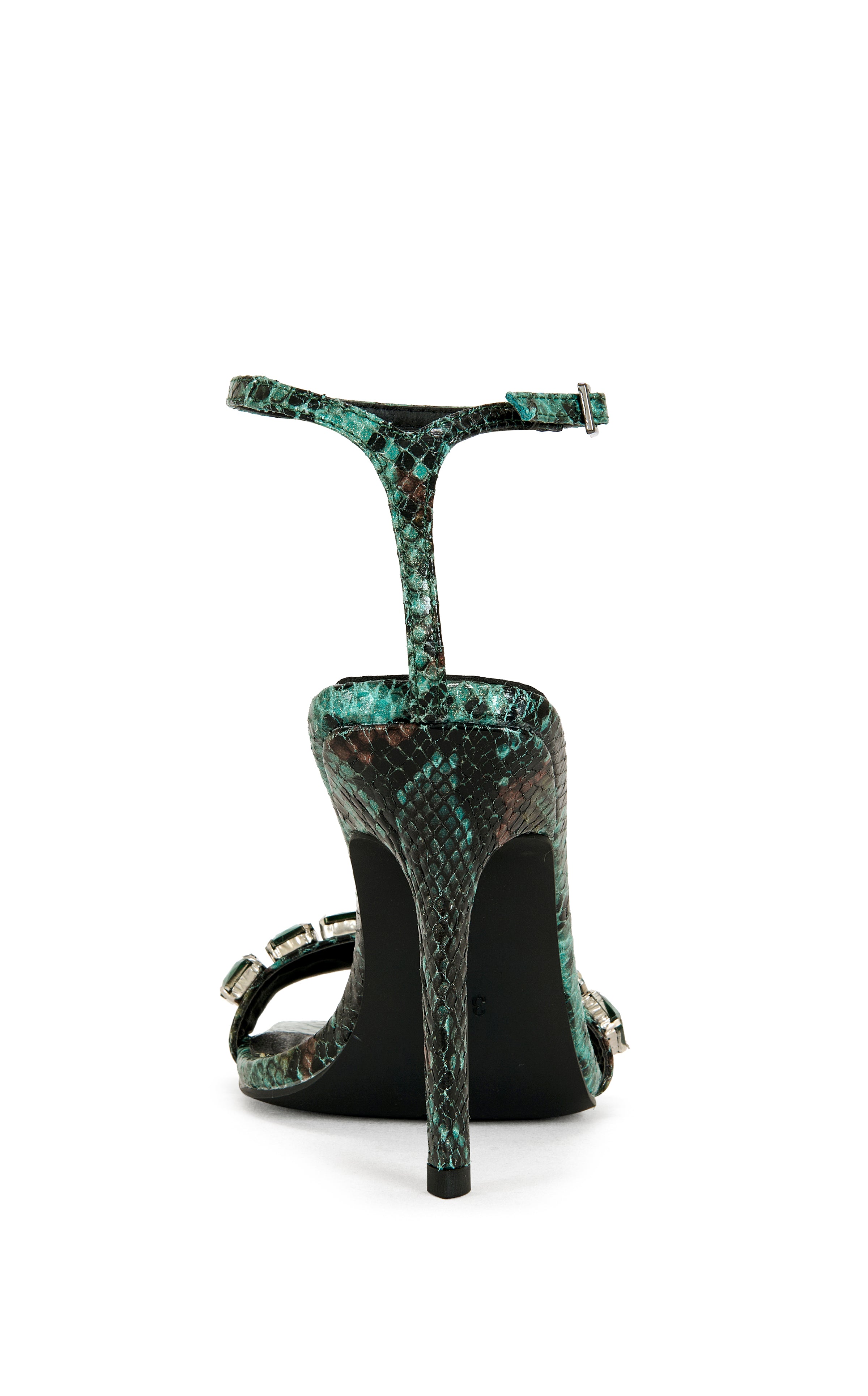 PERIIS-GREENSNAKE STILETTO SANDAL | AZALEA WANG