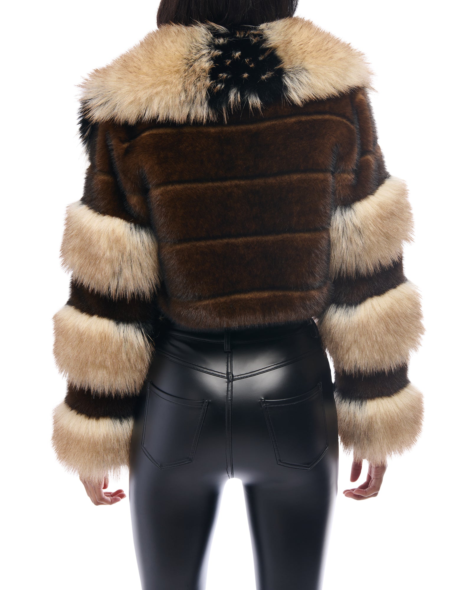 PORTIA-FUR FAUX FUR JACKET | AZALEA WANG
