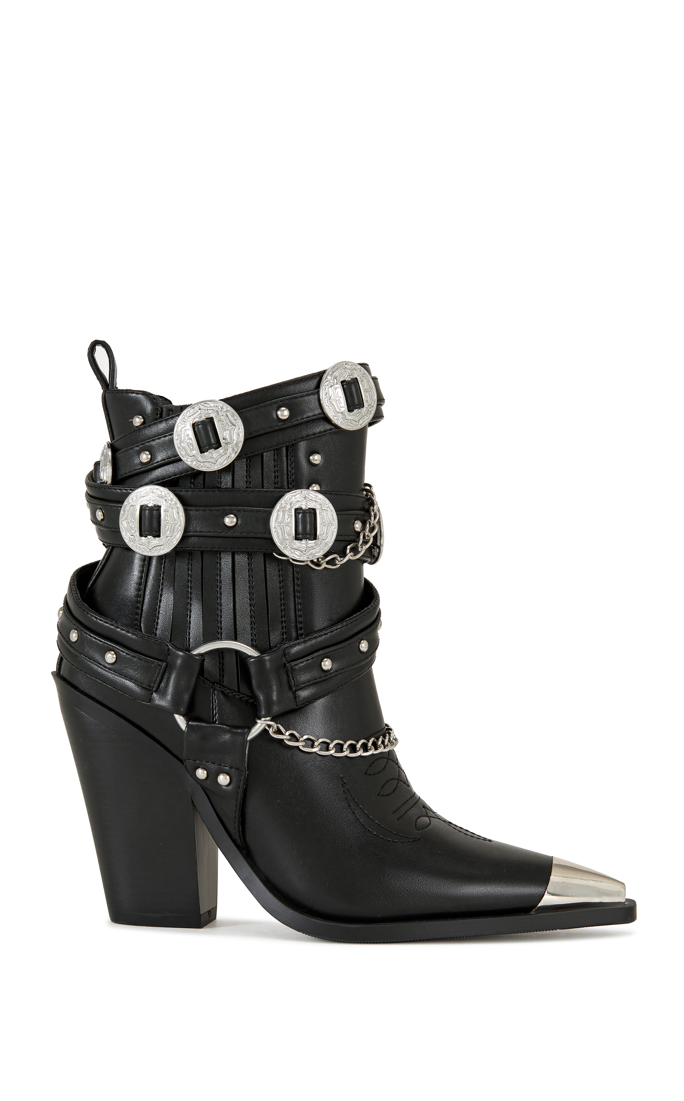 RIGGINS-BLACK BLOCK BOOTIE | AZALEA WANG
