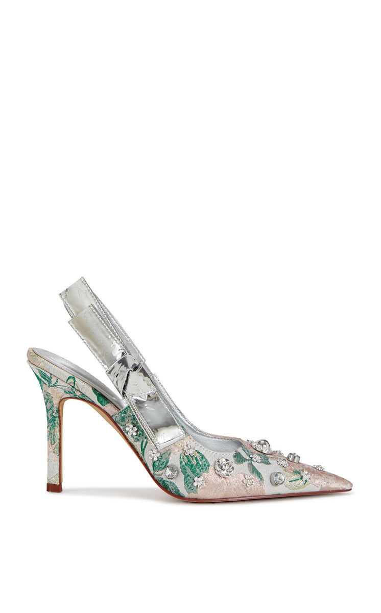 SERICUS-CREAM STILETTO PUMP | AZALEA WANG