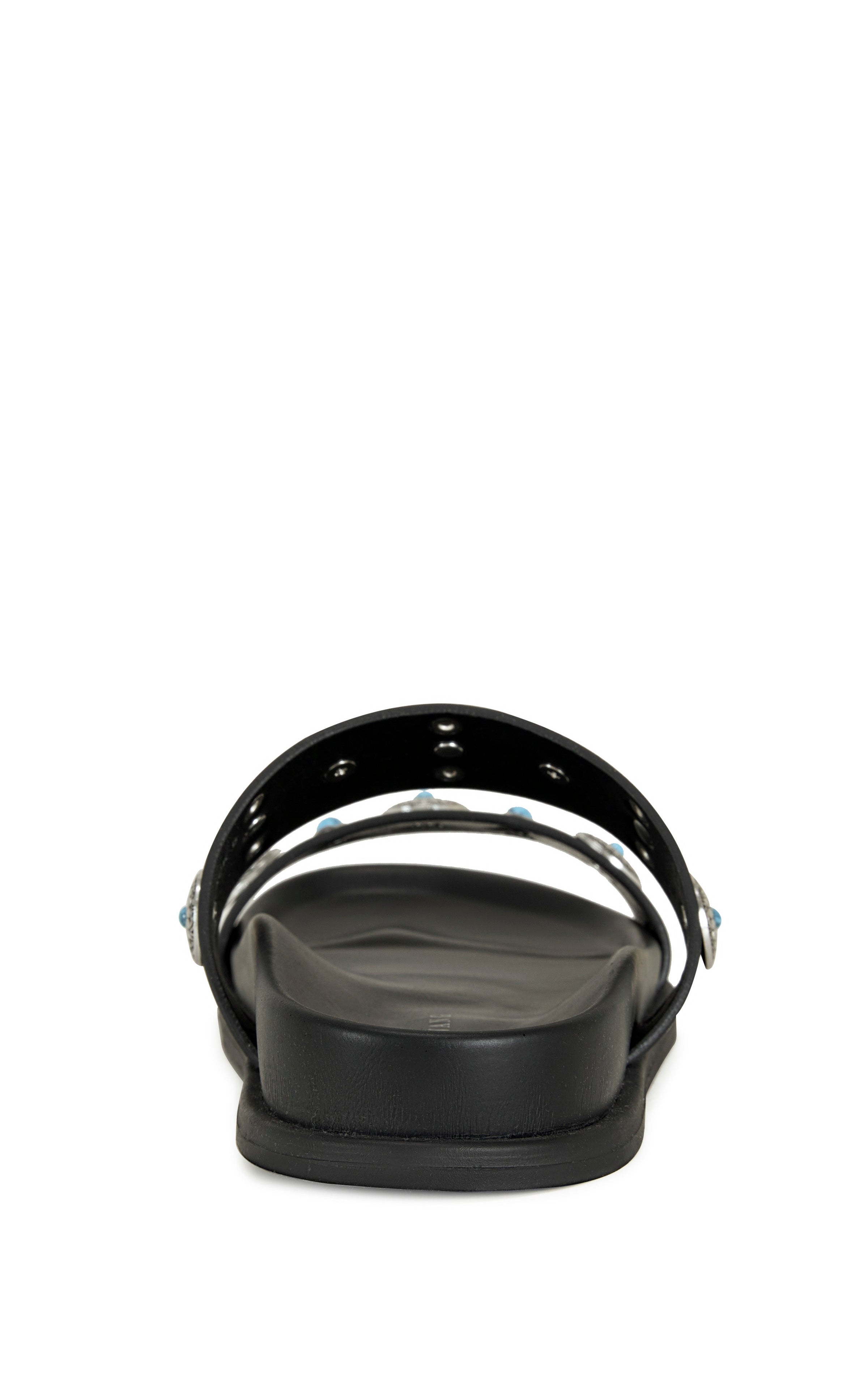 STORGE-BLACK FLAT SANDAL | AZALEA WANG