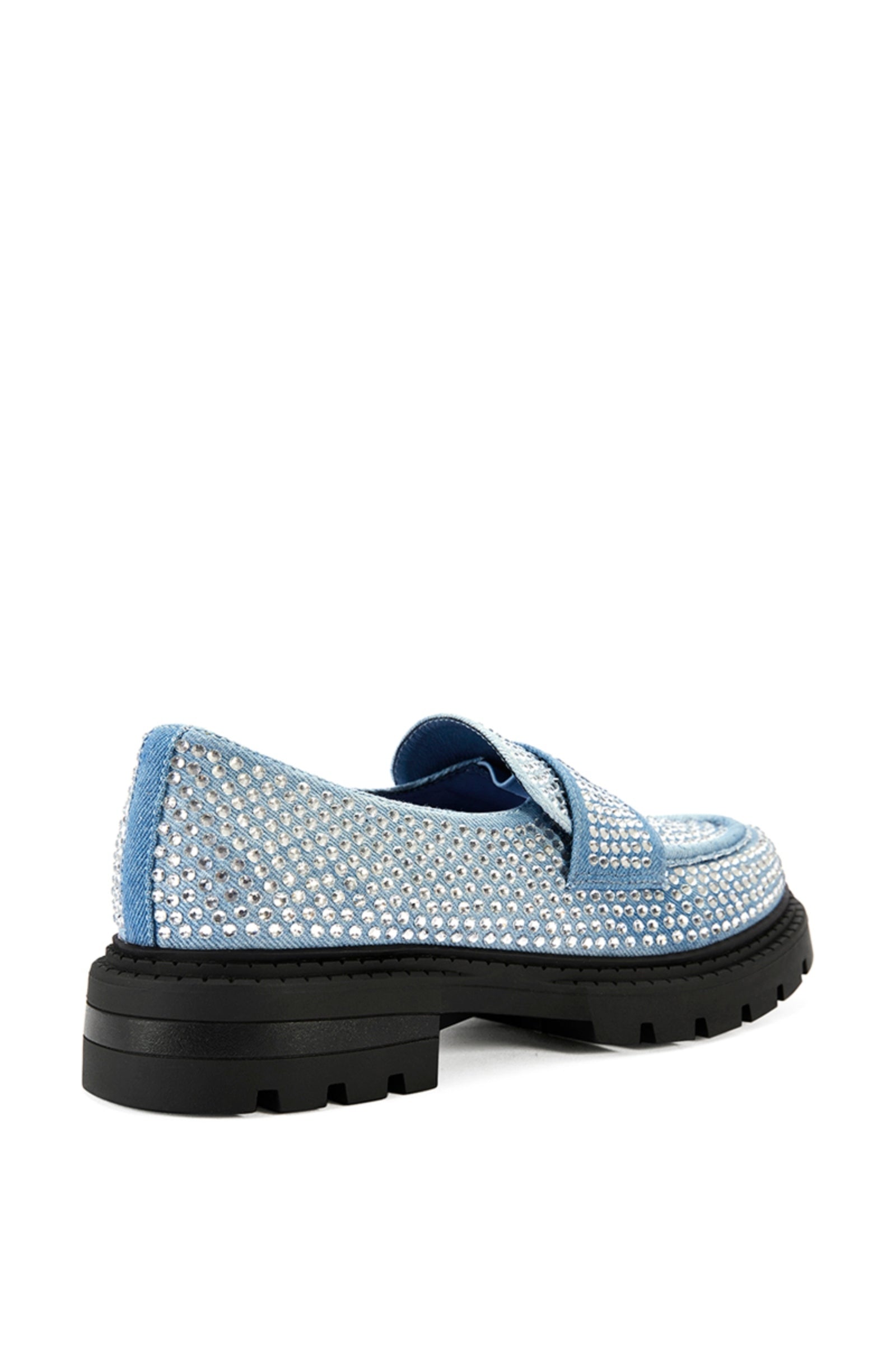 Crystal loafers on sale