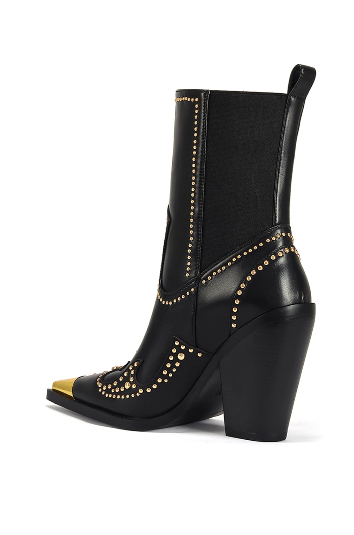 TORRIN-BLACK BLOCK BOOTIE | AZALEA WANG
