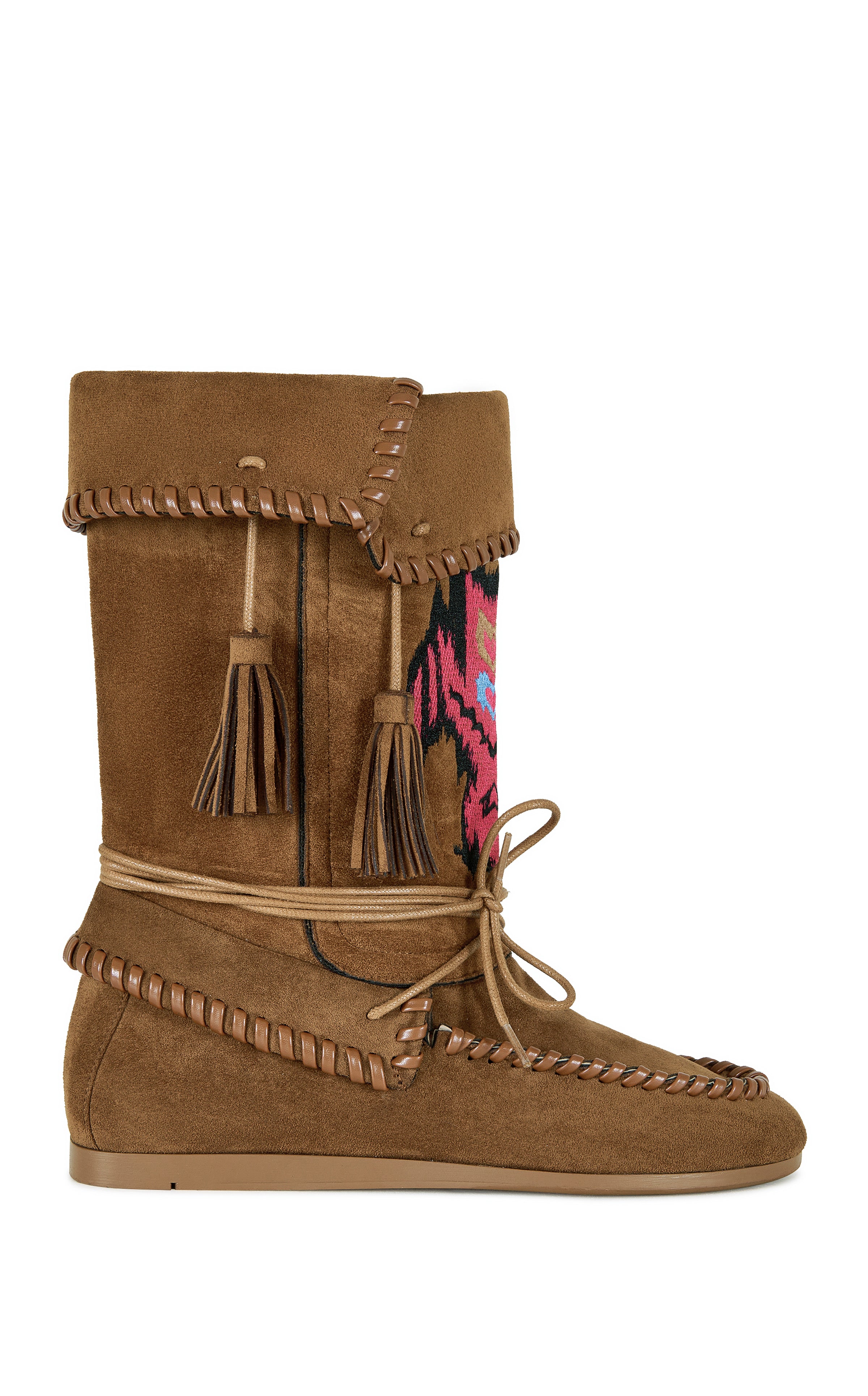 WERET-CHESTNUT FLAT BOOTIE | AZALEA WANG
