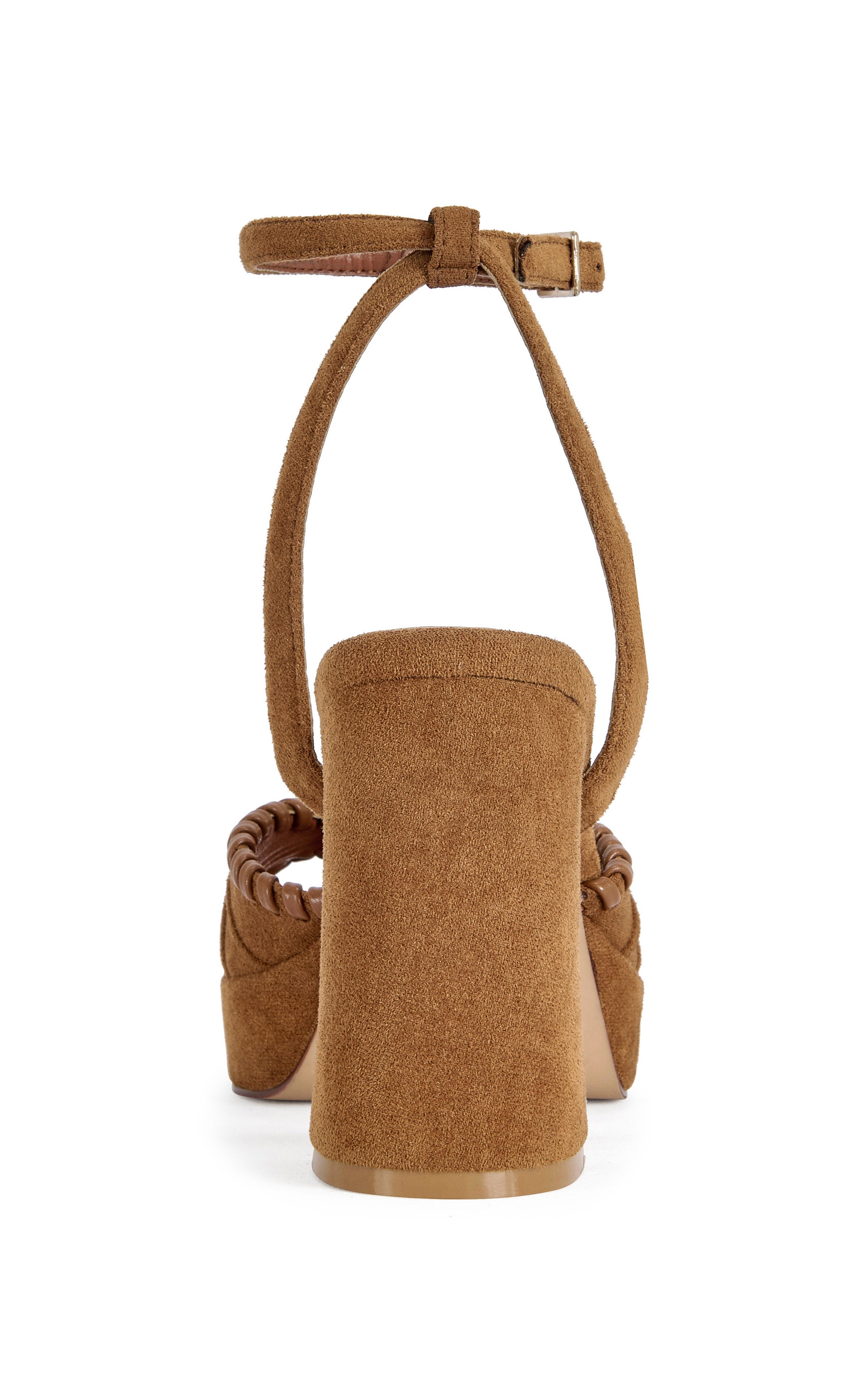 CAEL-BROWN BLOCK SANDAL | AZALEA WANG