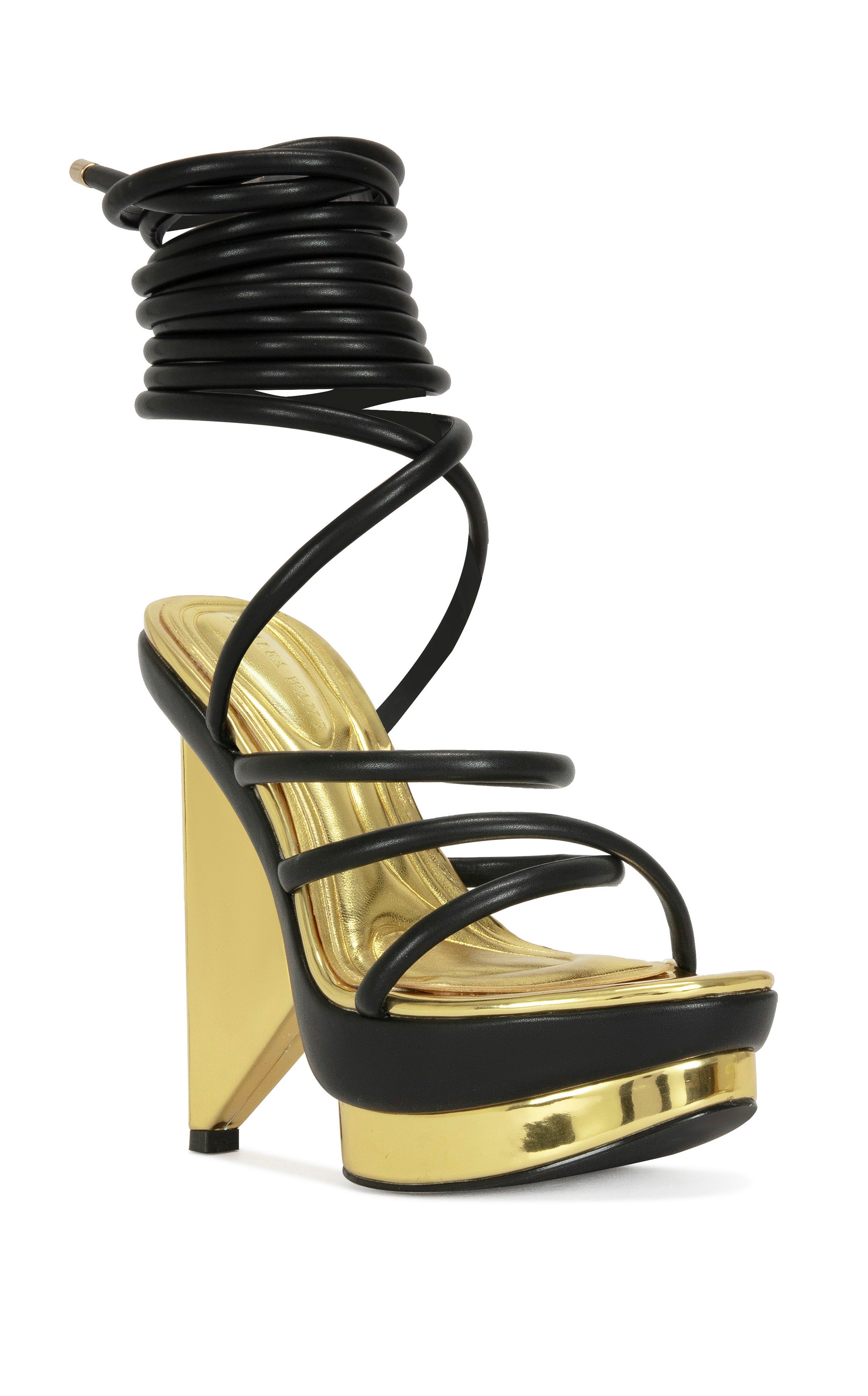 CELINEA-BLACK BLOCK SANDAL | AZALEA WANG