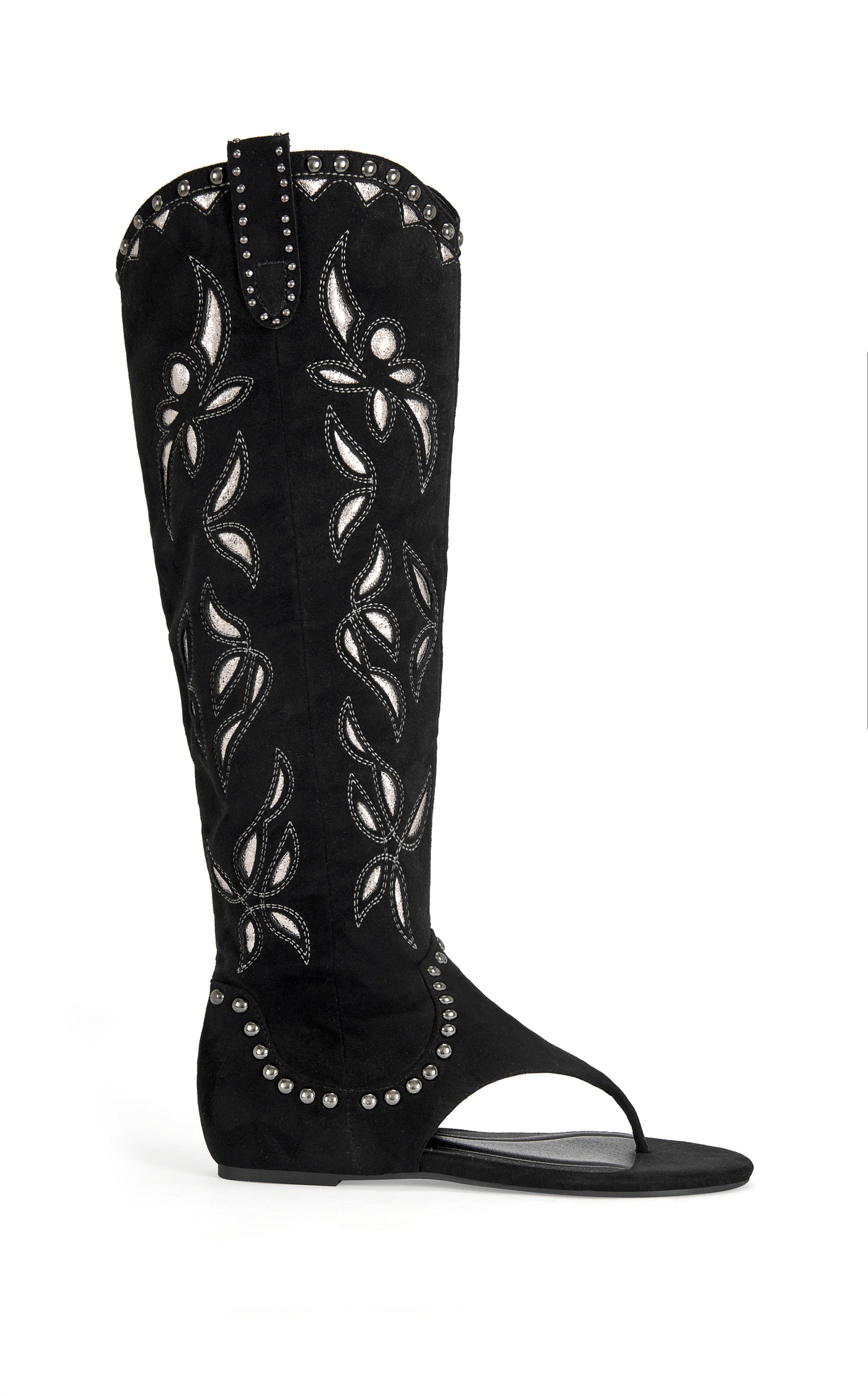 CHANDANA-BLACK FLAT SANDAL | AZALEA WANG