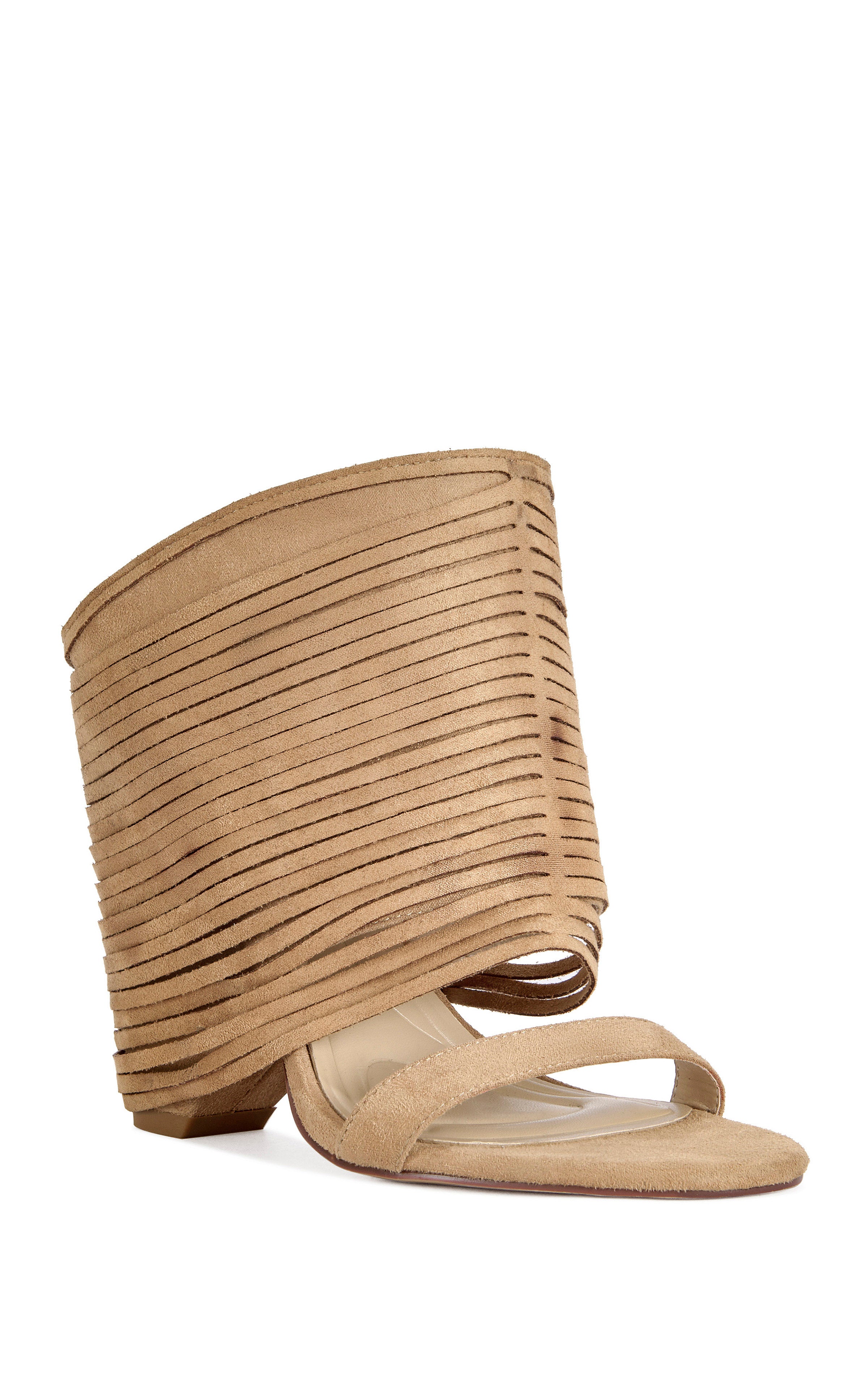 ルワナ DREIA-CAMEL BLOCK SANDAL | AZALEA WANG
