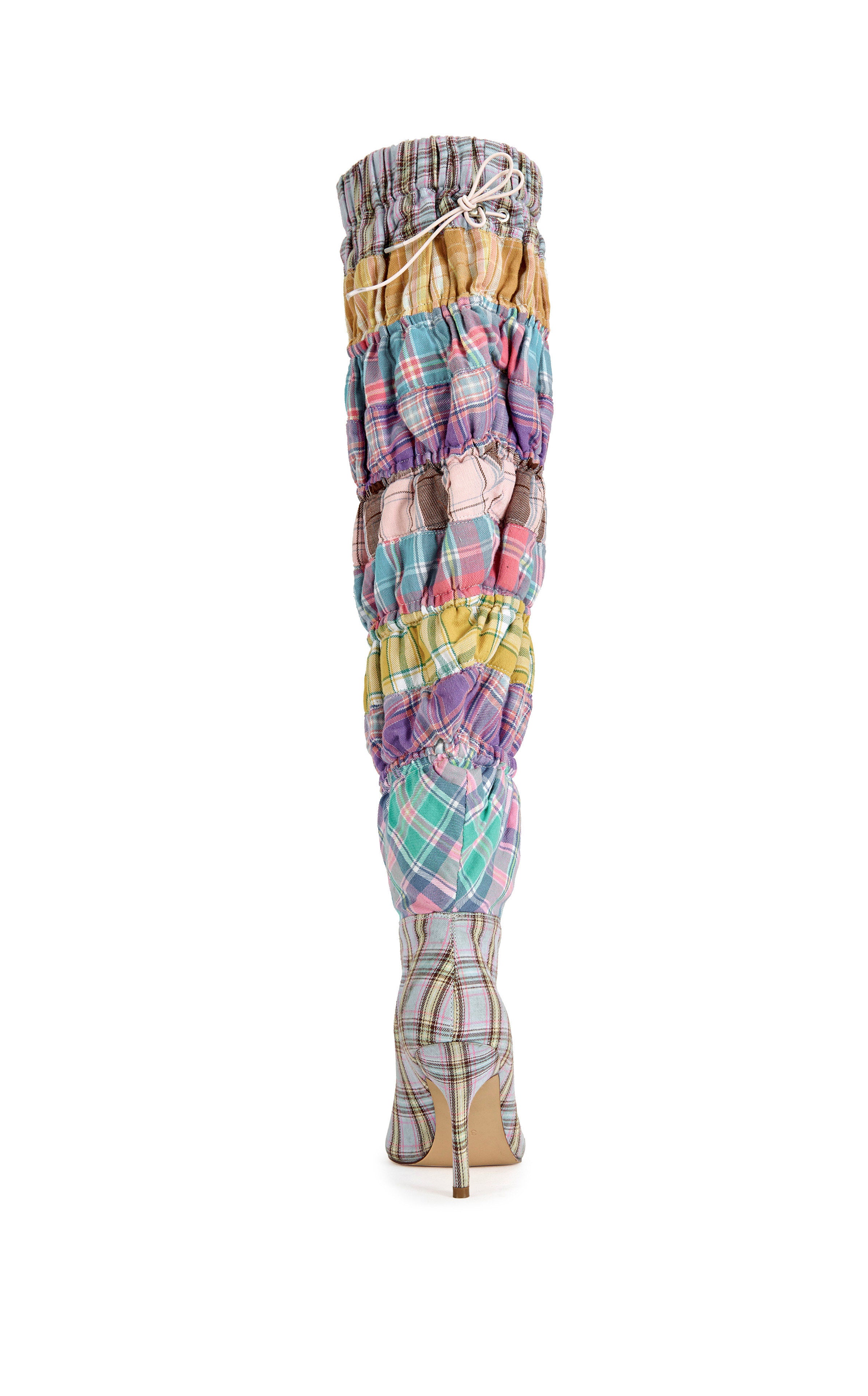 ELODIE-PINKMULTI STILETTO BOOT | AZALEA WANG