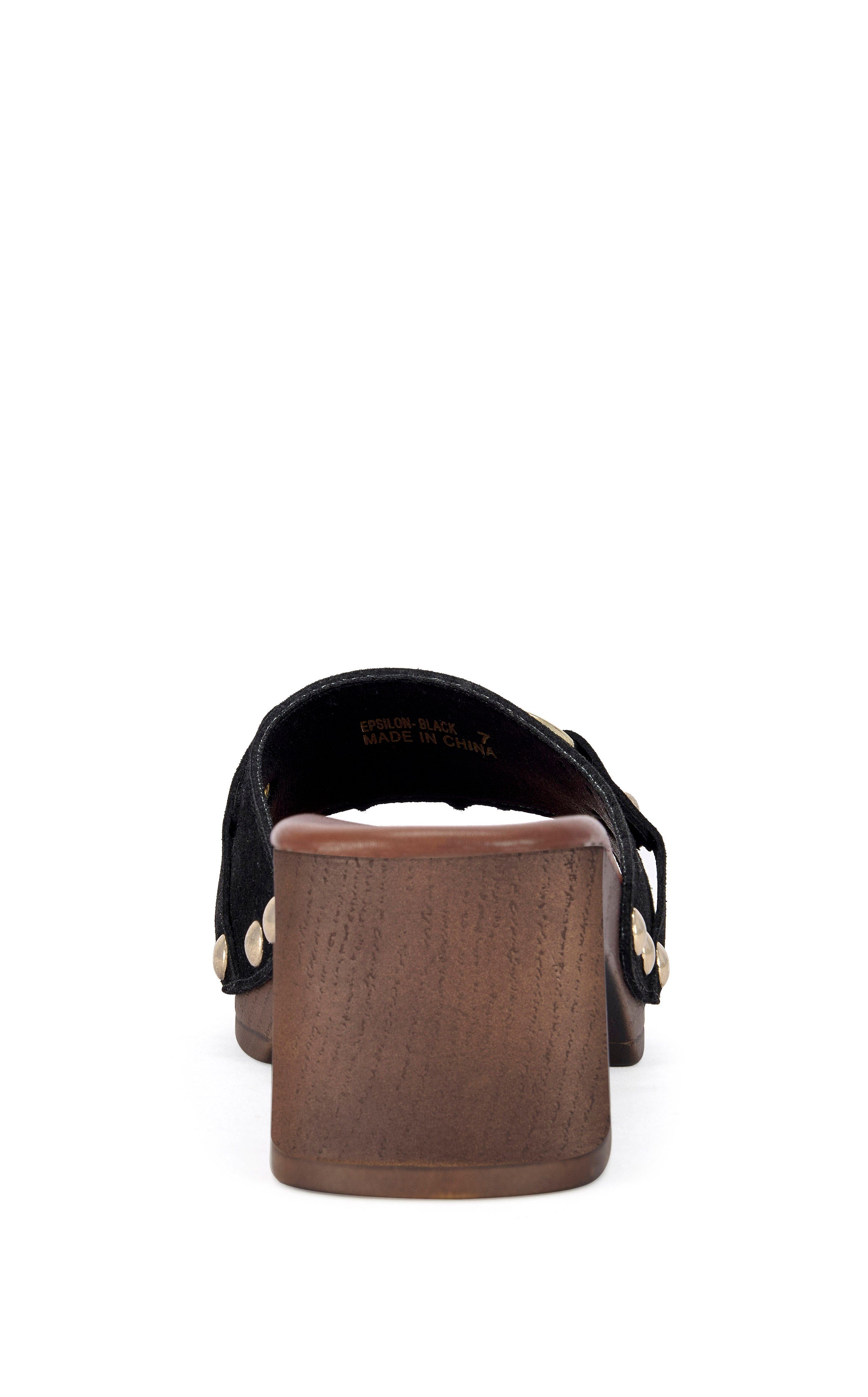 EPSILON-BLACK FLATFORM SANDAL | AZALEA WANG