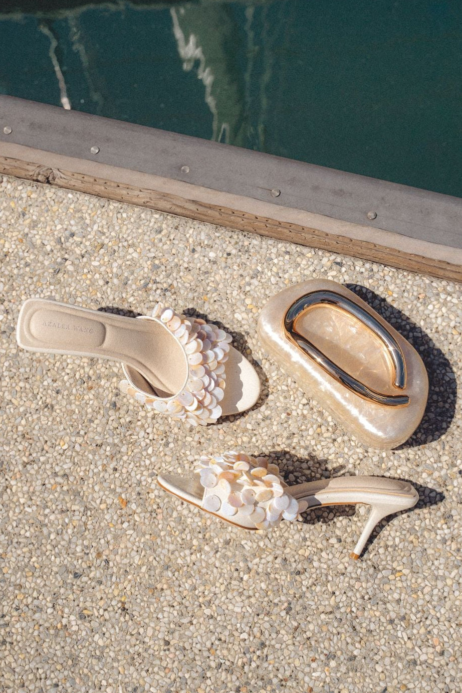 GAURA-CREAM STILETTO SANDAL | AZALEA WANG
