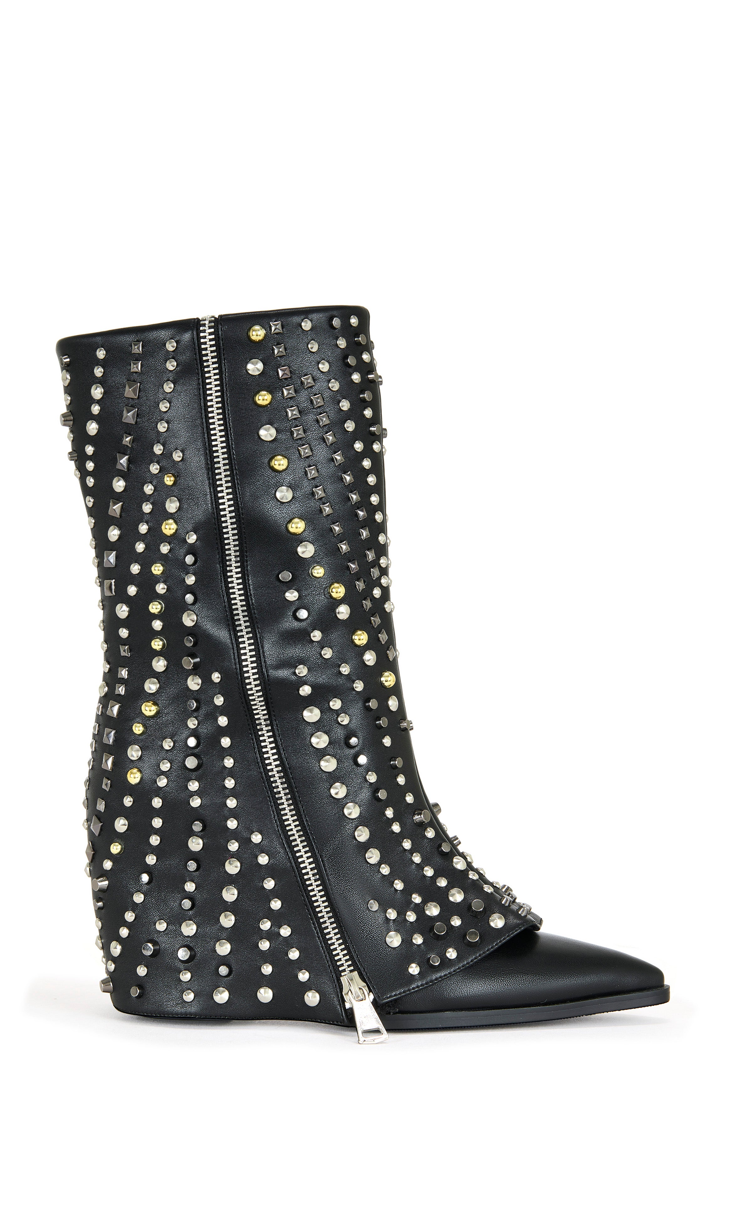HEMATINE-BLACK BLOCK BOOTIE | AZALEA WANG