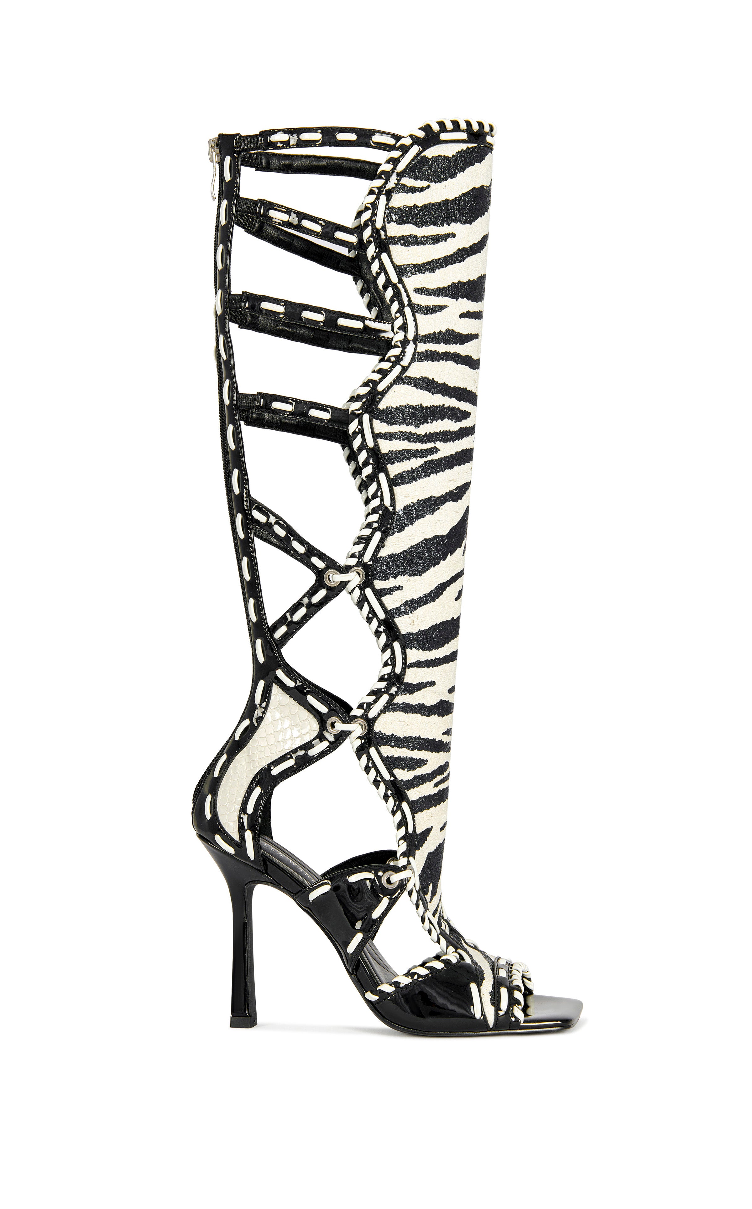 Roman08 INDRANIHIGH-ZEBRA STILETTO SANDAL | AZALEA WANG