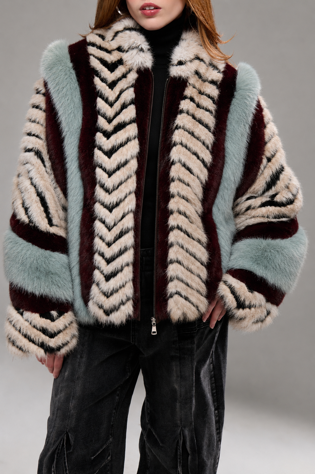 INEZ FAUX FUR JACKET | AZALEA WANG