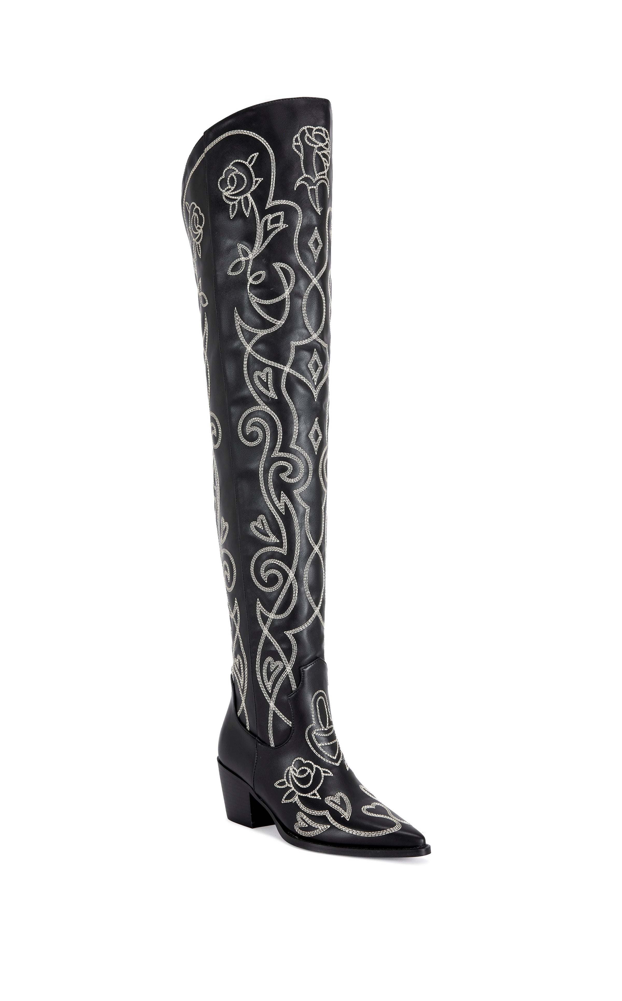 KESS-BLACK BLOCK BOOT | AZALEA WANG