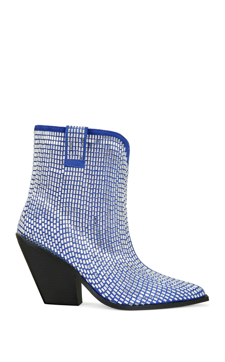 LAETITIA-BLUE BLOCK BOOTIE | AZALEA WANG