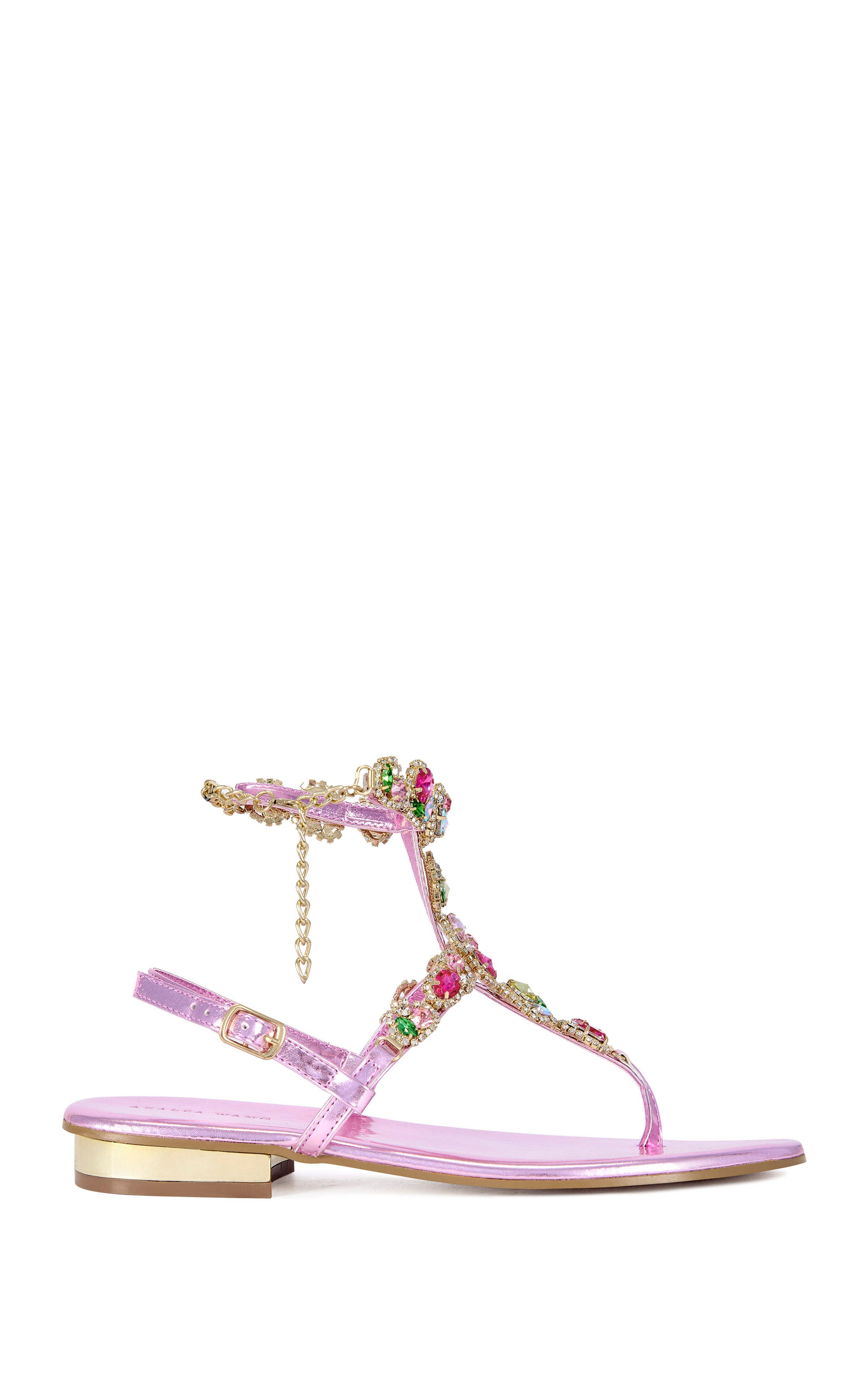 MARINELLA-PINK FLAT SANDAL | AZALEA WANG